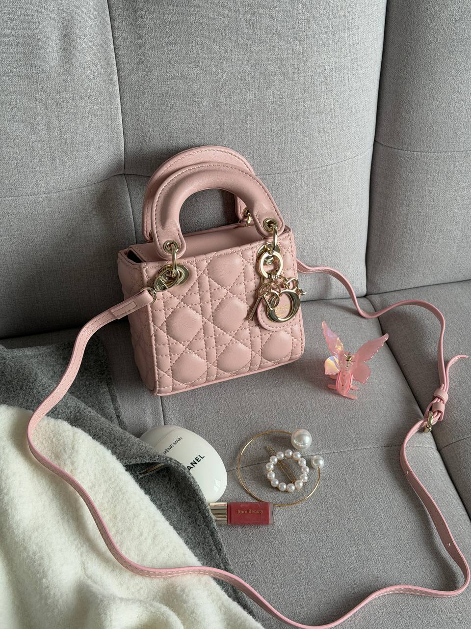 Dior Lady D-Joy Mikro Bag Pink - 5