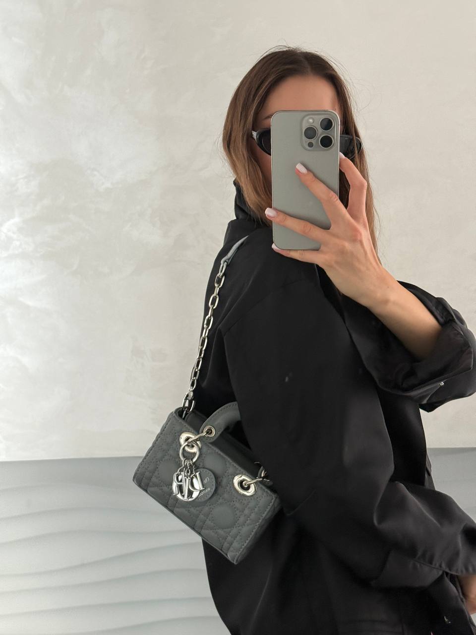 Dior Lady D-Joy Small Bag Grey - 2