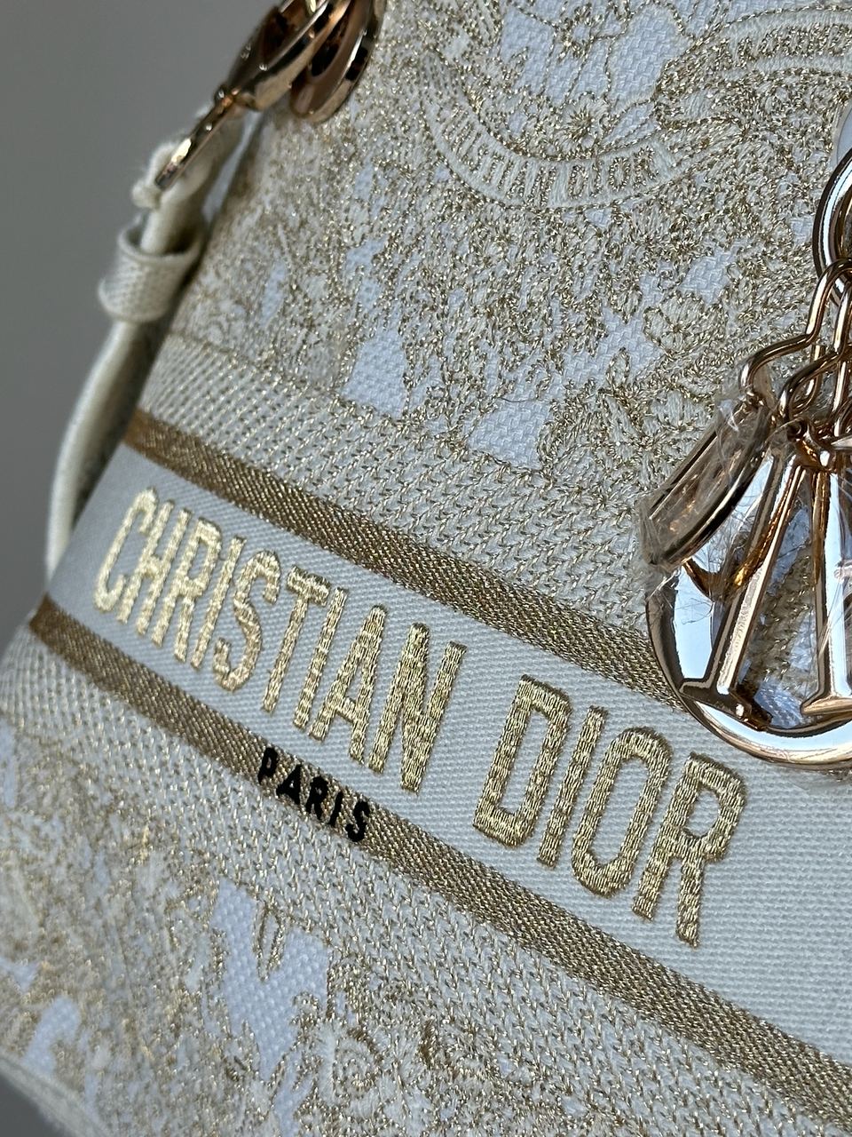 Dior Medium Lady D-Lite Bag Toile de Jouy Embroidery - 3