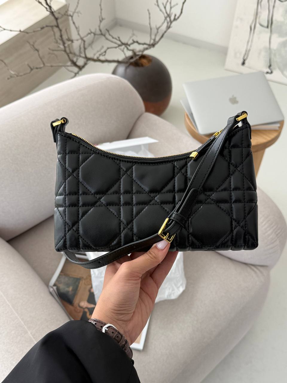 Dior Miss Caro Cigale Mini Bag Black - 10
