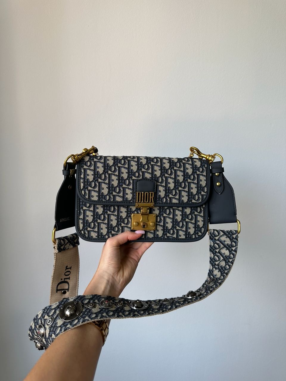 Dior Oblique Denim Medium C?est oblique Jacquard Shoulder bag - 2