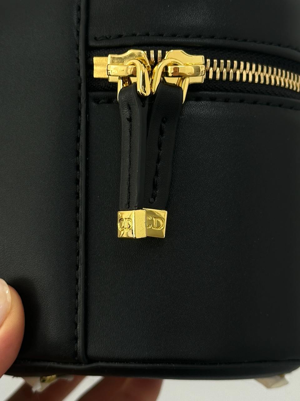 Dior Small CD Signature Vanity Case Black - 10