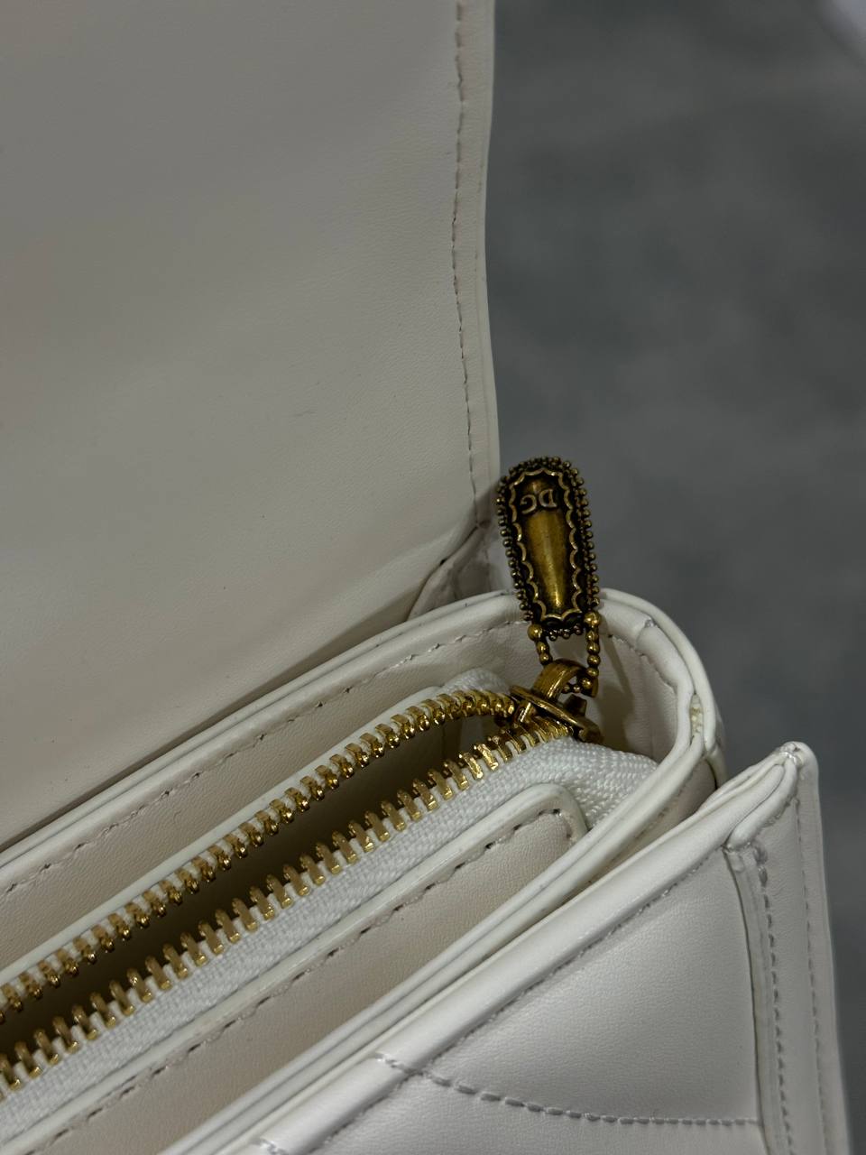 Dolce&amp;Gabbana Devotion bag in quilted nappa leather White - 8
