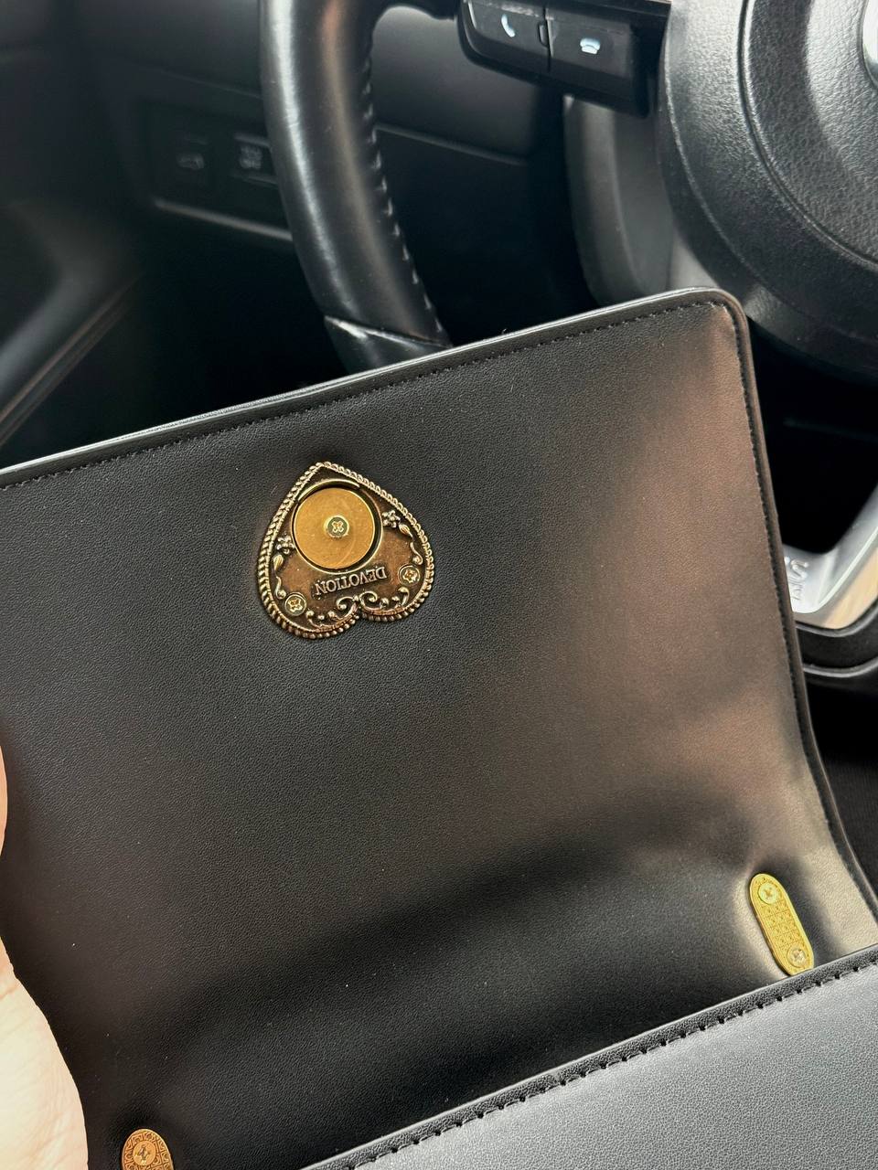 Dolce &amp; Gabbana Devotion Small Quilted Leather Shoulder Bag in Black - 15