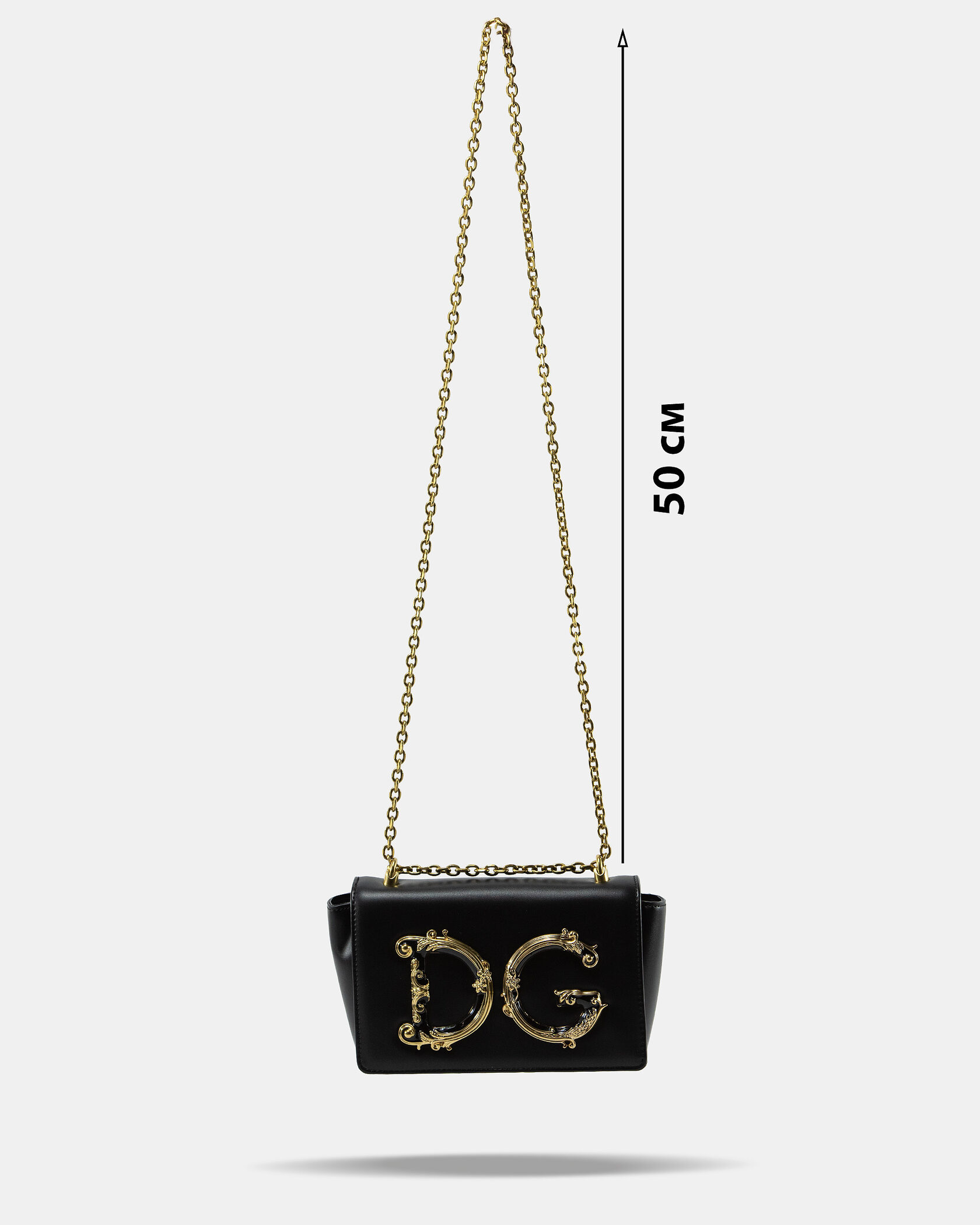 Dolce &amp; Gabbana DG Girls black leather shoulder bag - 4