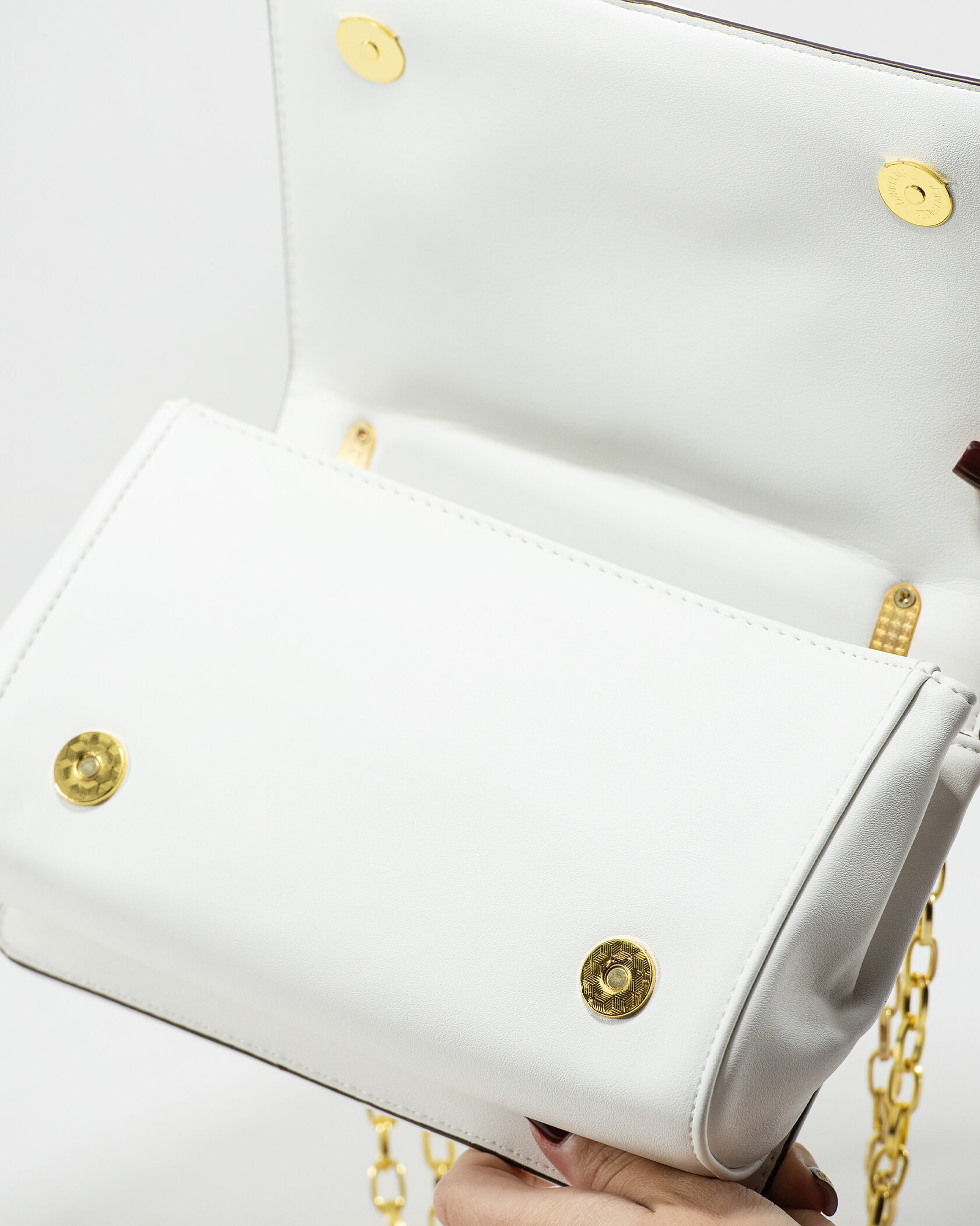 Dolce &amp; Gabbana DG Girls White leather shoulder bag - 11