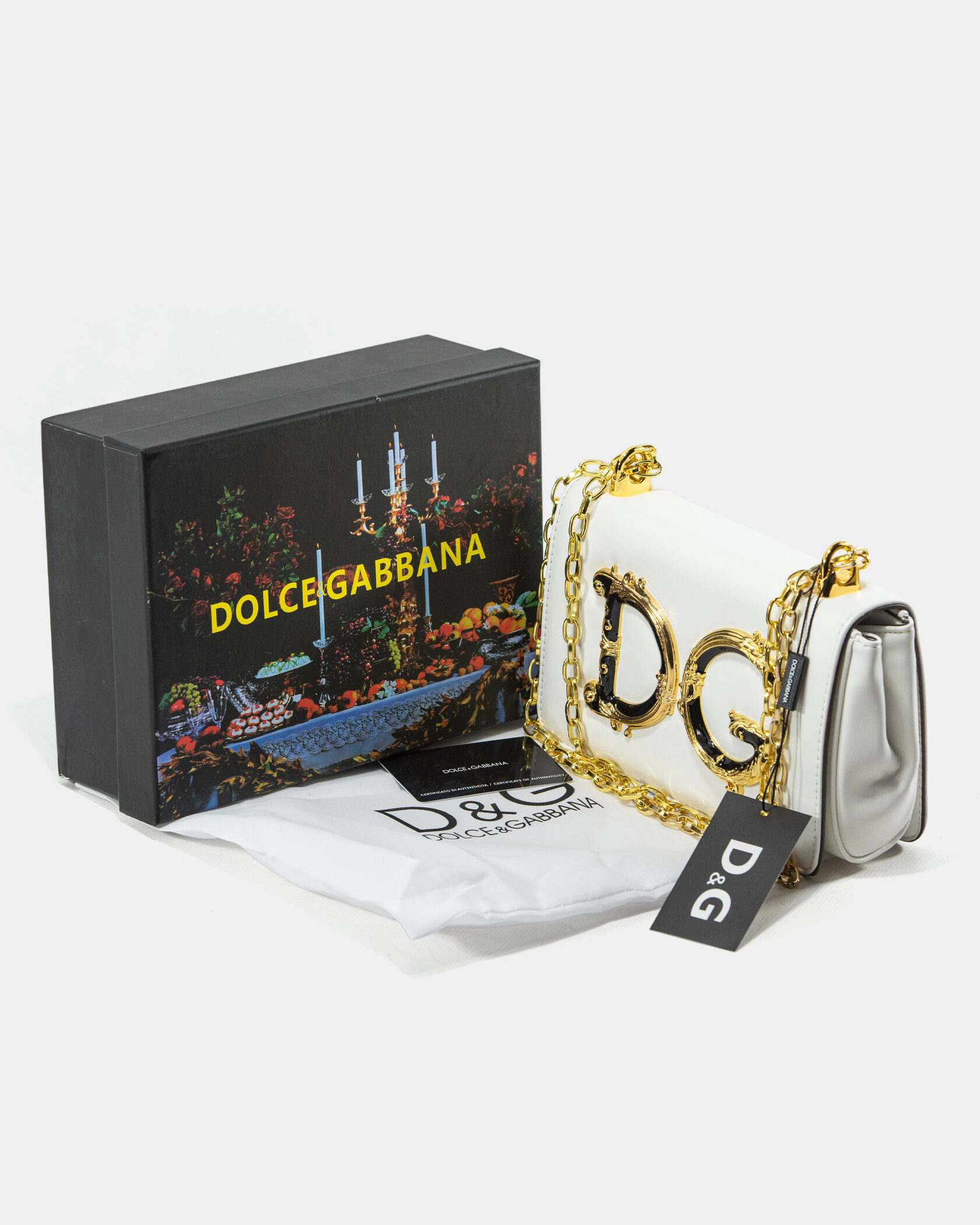 Dolce &amp; Gabbana DG Girls White leather shoulder bag - 2