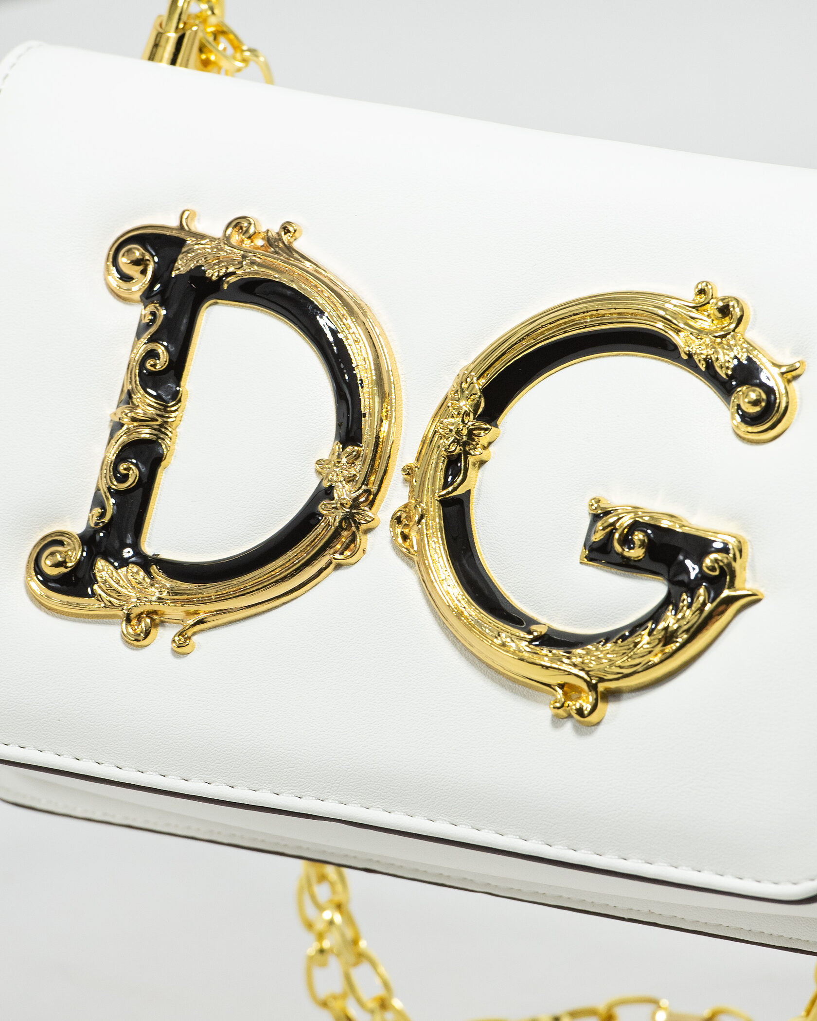 Dolce &amp; Gabbana DG Girls White leather shoulder bag - 7