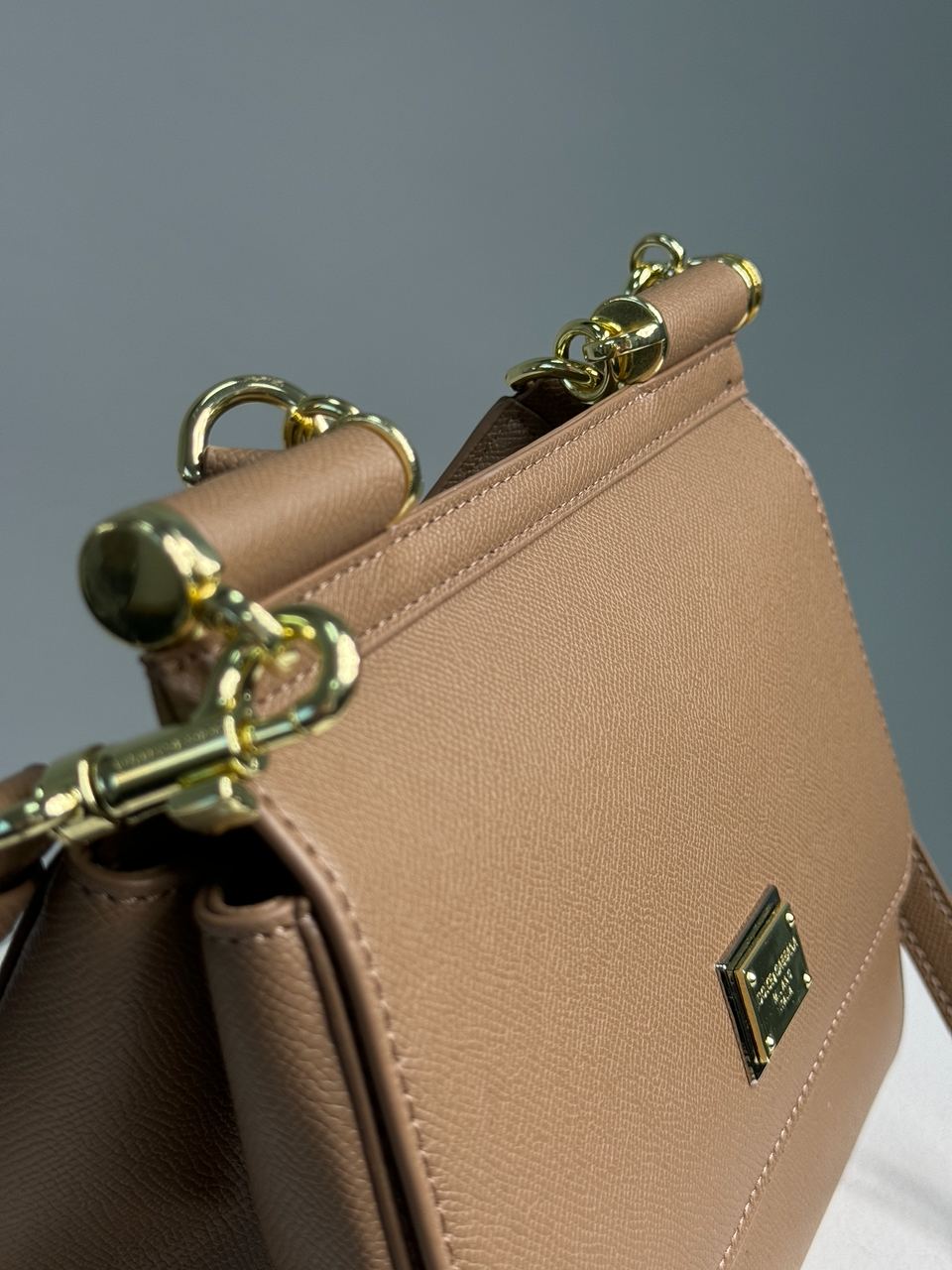 Dolce&amp;Gabbana Sicily Medium Elongated Beige - 12