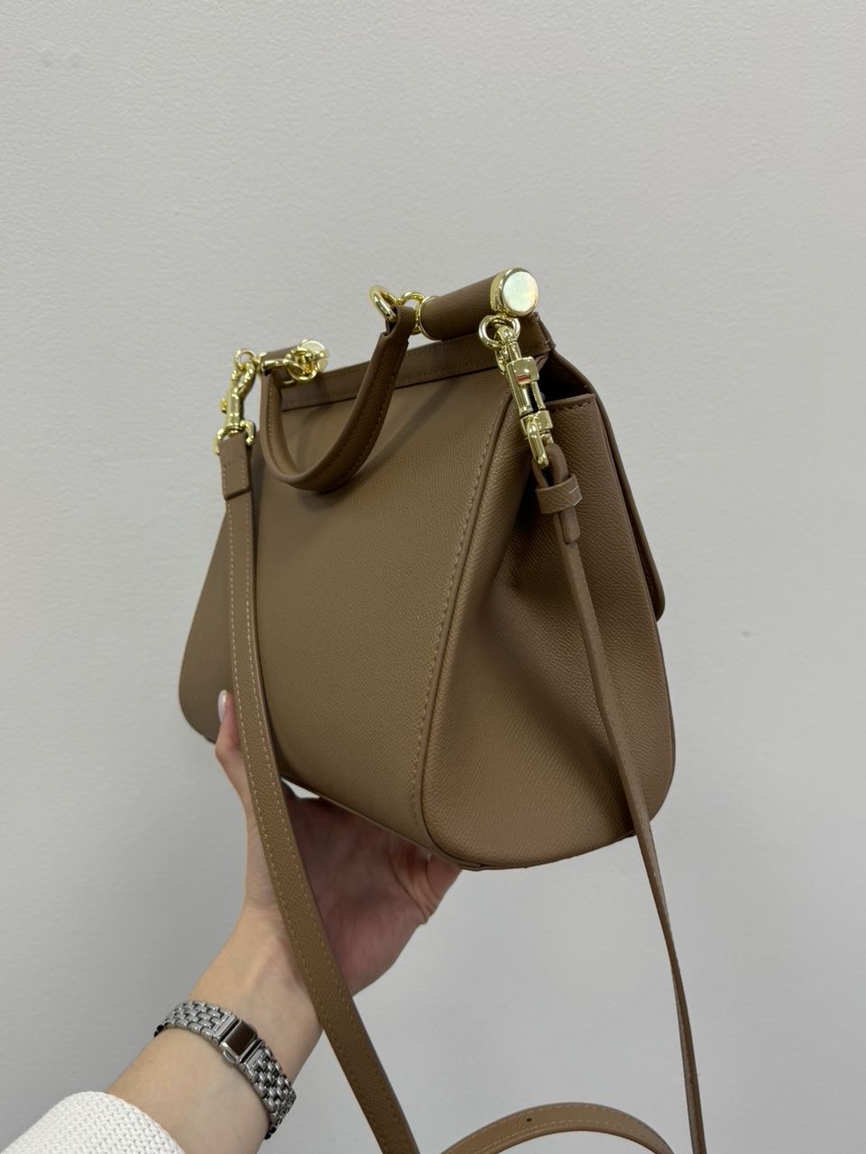 Dolce&amp;Gabbana Sicily Medium Elongated Beige - 14