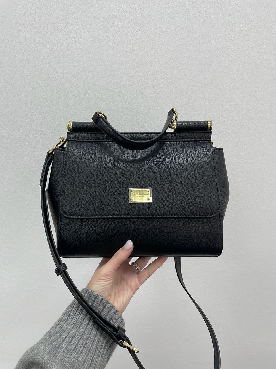 Dolce&amp;Gabbana Sicily Medium Elongated Black - 8