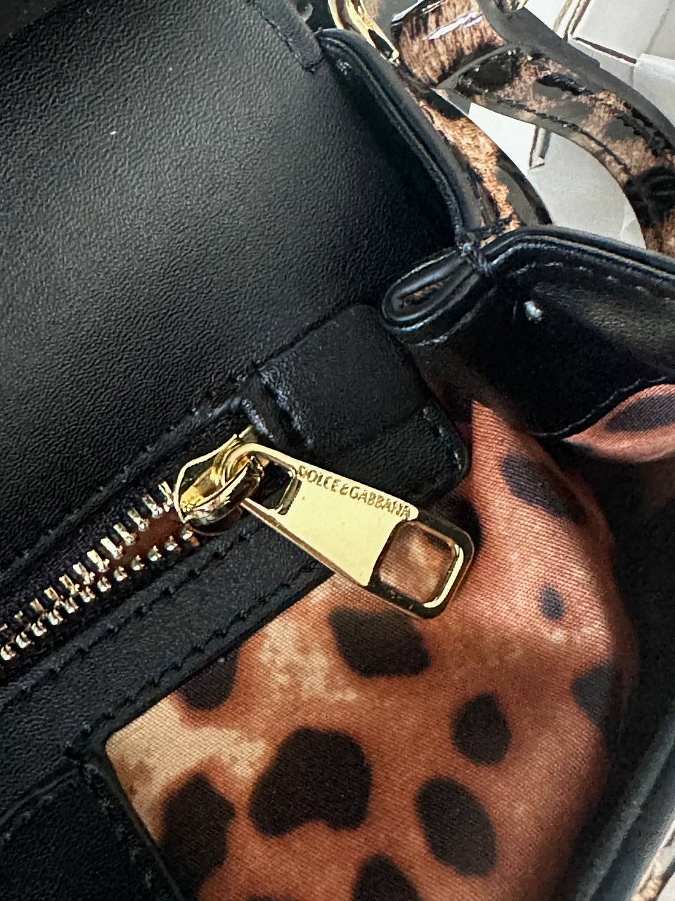 Dolce&amp;Gabbana Sicily Medium Elongated Leopard - 5