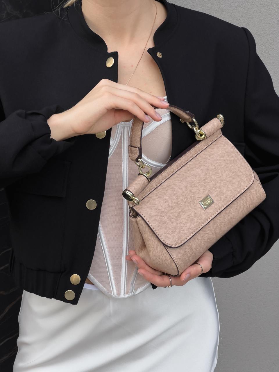 Dolce &amp; Gabbana Sicily Small Leather Shoulder Bag - 6