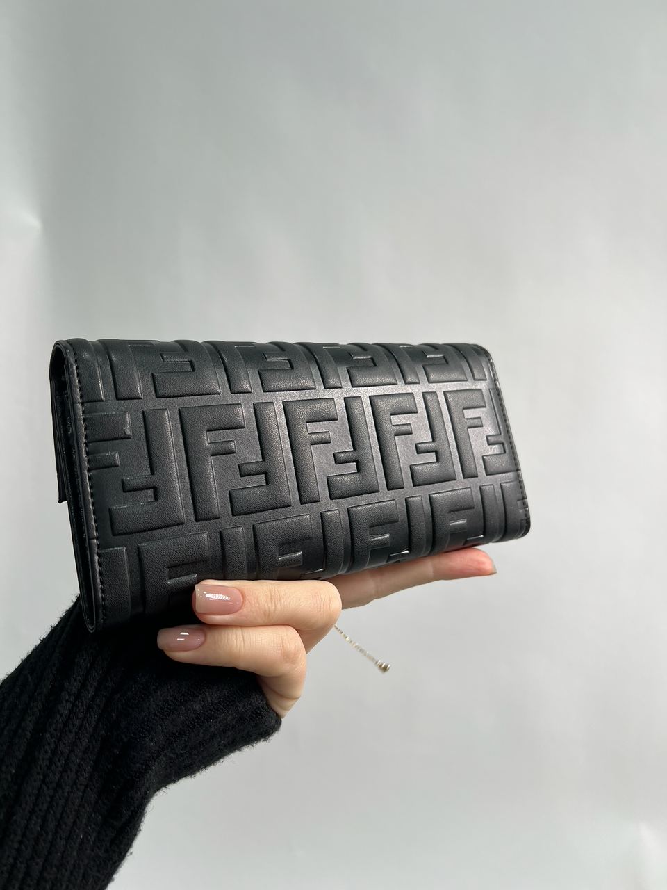Fendi Black Leather Wallet - 4