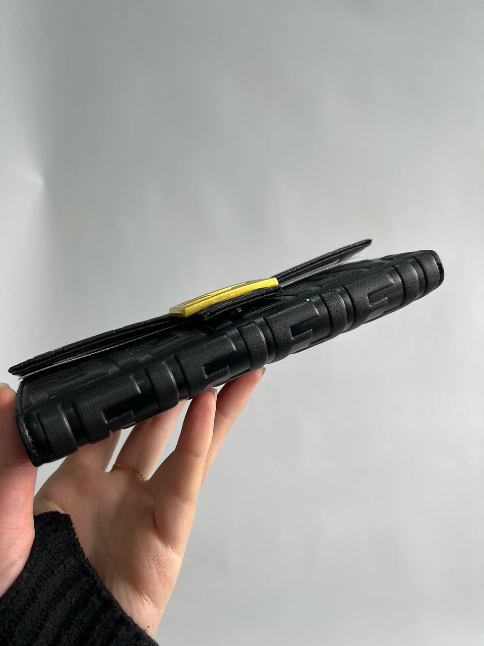 Fendi Black Leather Wallet - 7