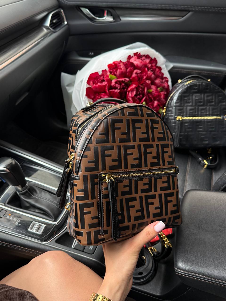 Fendi Mini Zucca FF Motif Backpack - 4