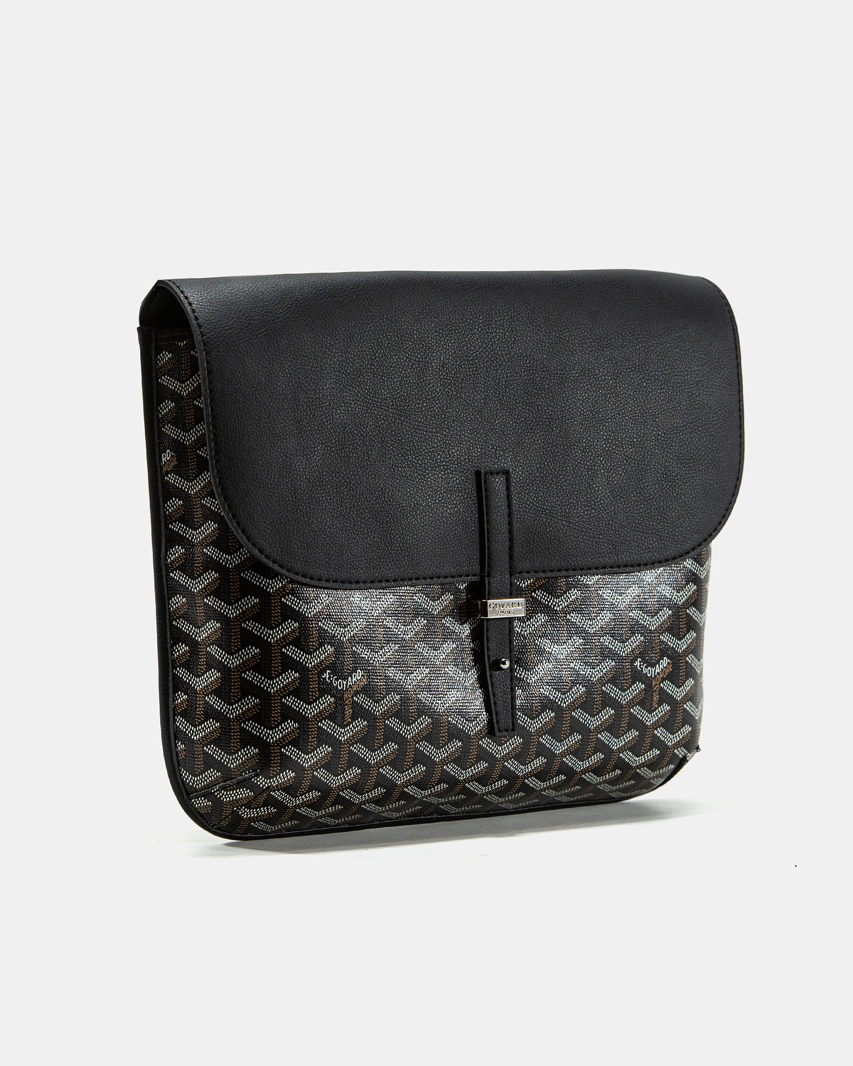 Goyardine Coursier Messenger Bag Black - 4