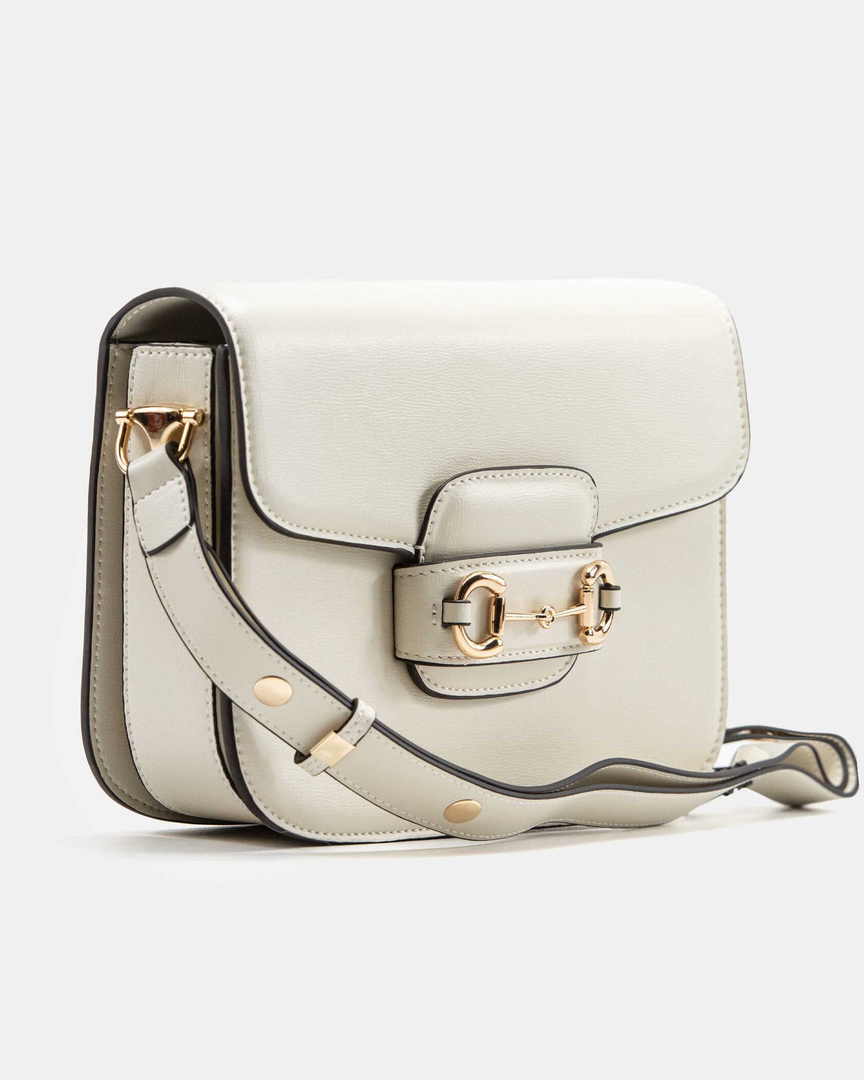 Gucci 1955 Horsebit Small Shoulder Bag in White - 6