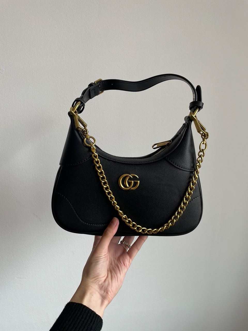Gucci Aphrodite Small Shoulder Bag Black - 12