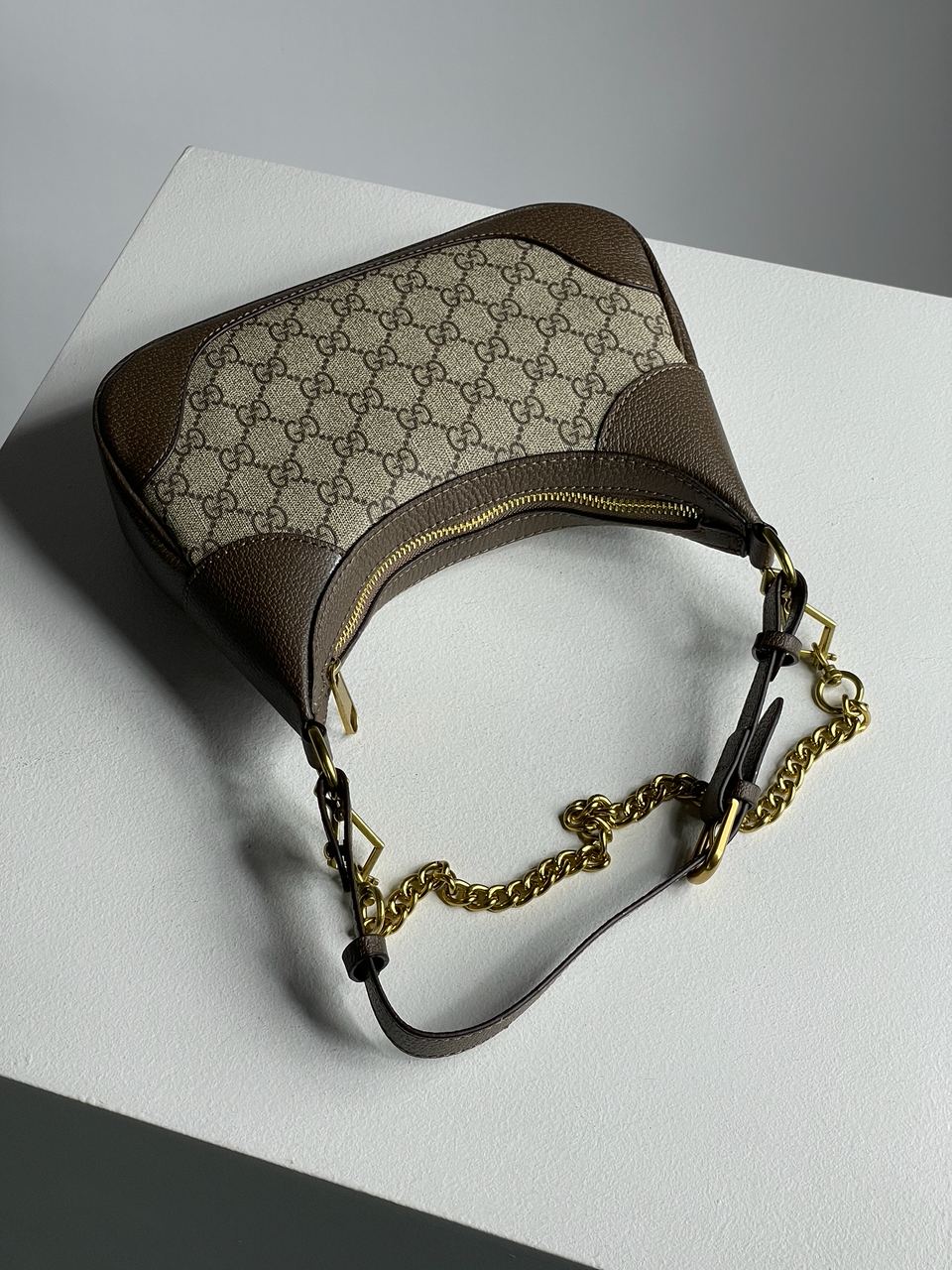 Gucci Aphrodite Small Shoulder Bag Grey - 12