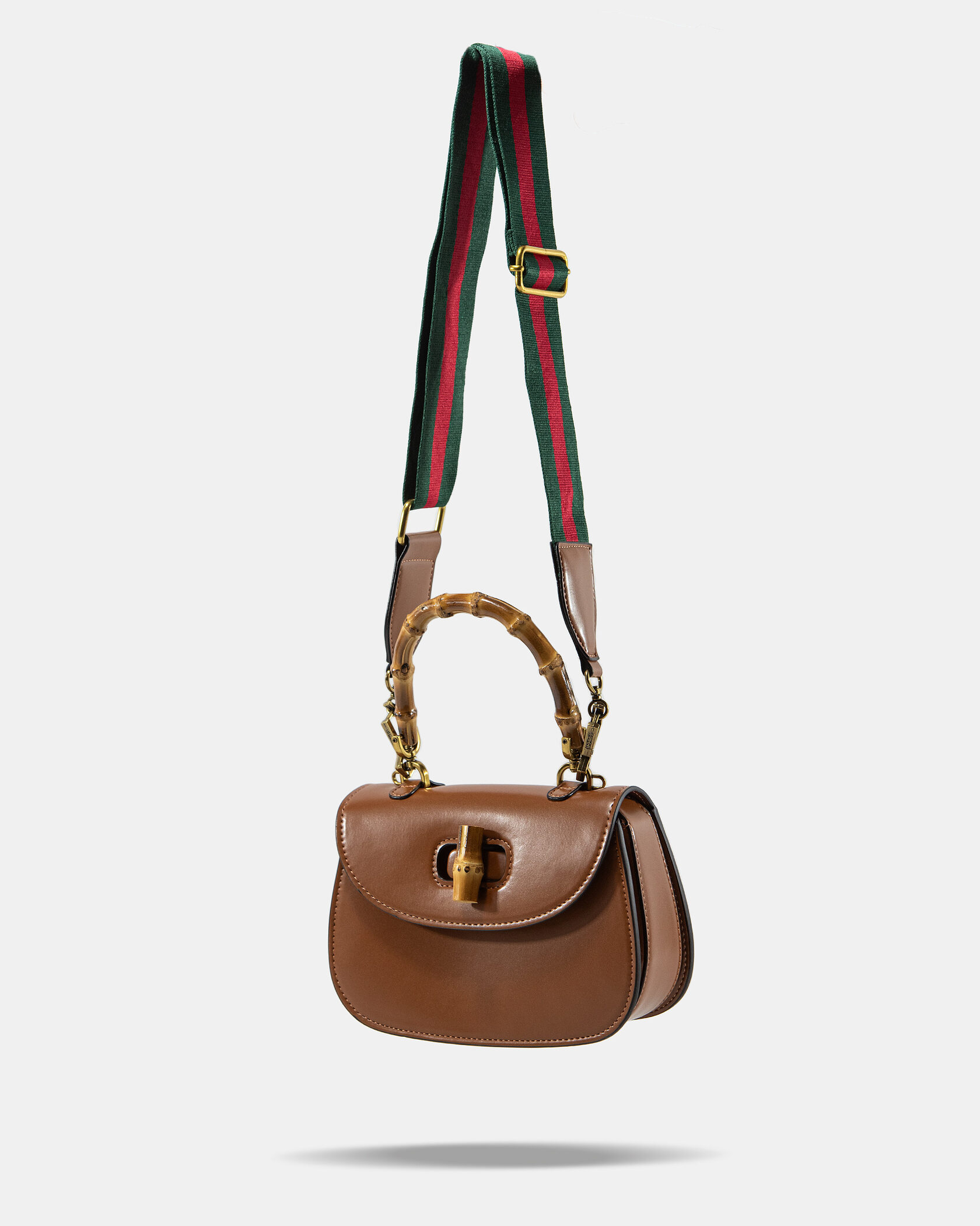 Gucci Bamboo Small Top Handle Bag in Brown Leather - 5