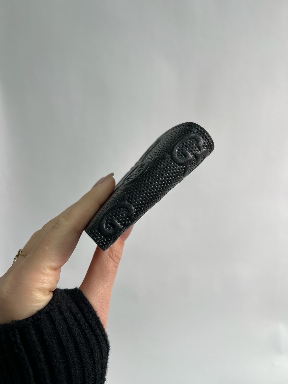 Gucci Black Signature Coin Wallet - 9