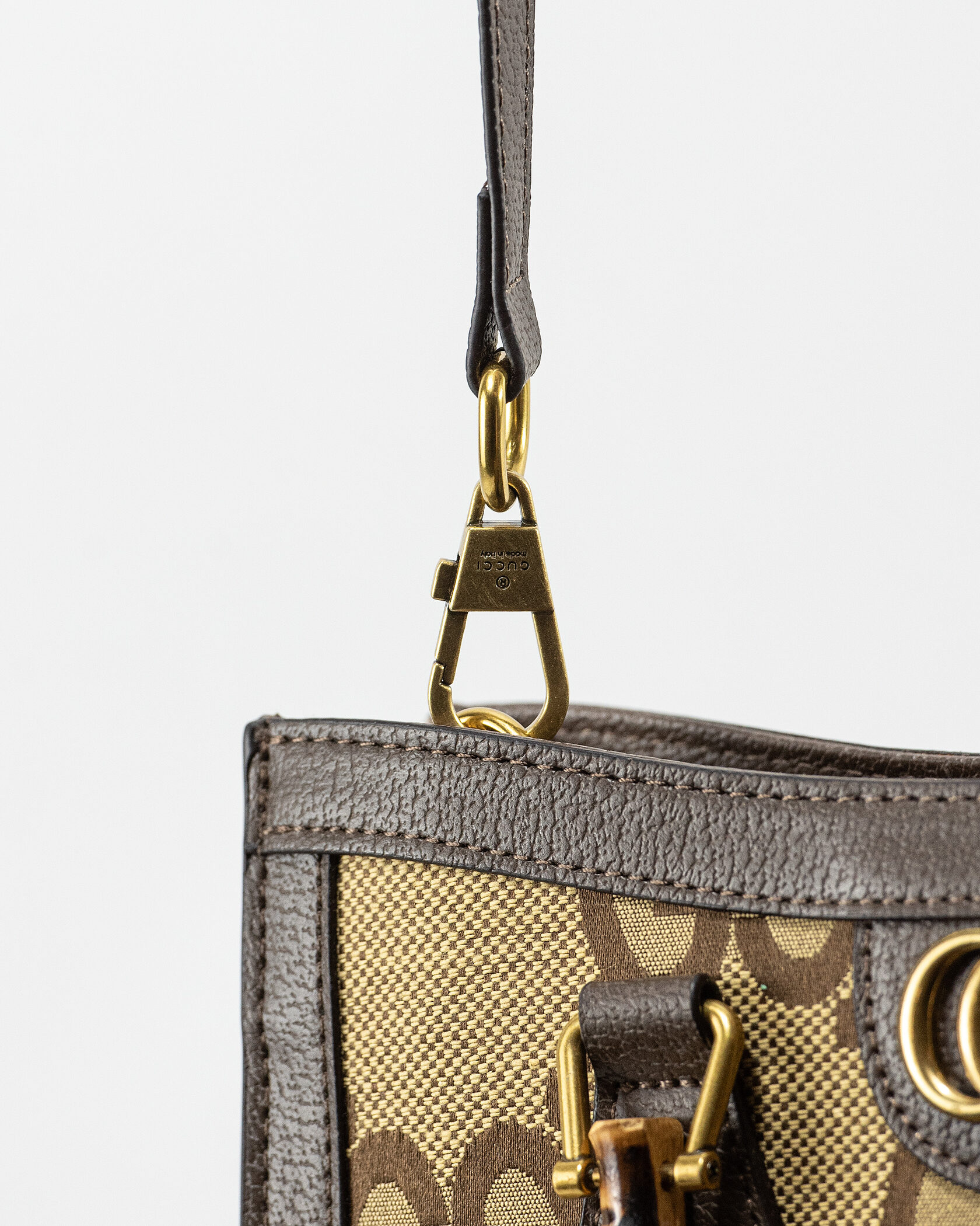 Gucci Diana Jumbo GG Medium Tote Bag Beige Gold - 10