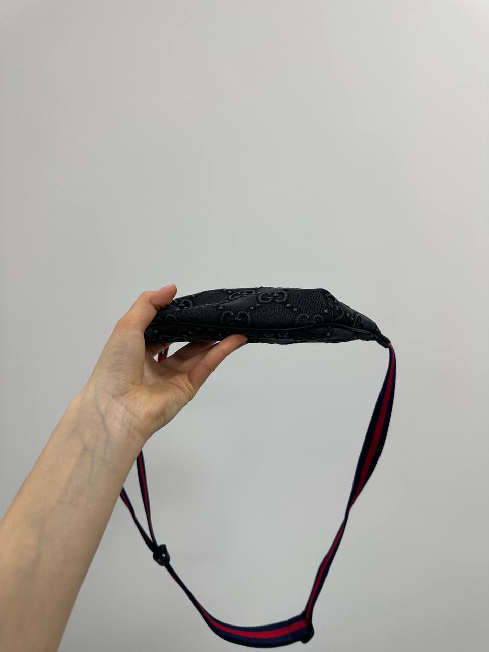 Gucci GG Denim Belt Bag Black - 9