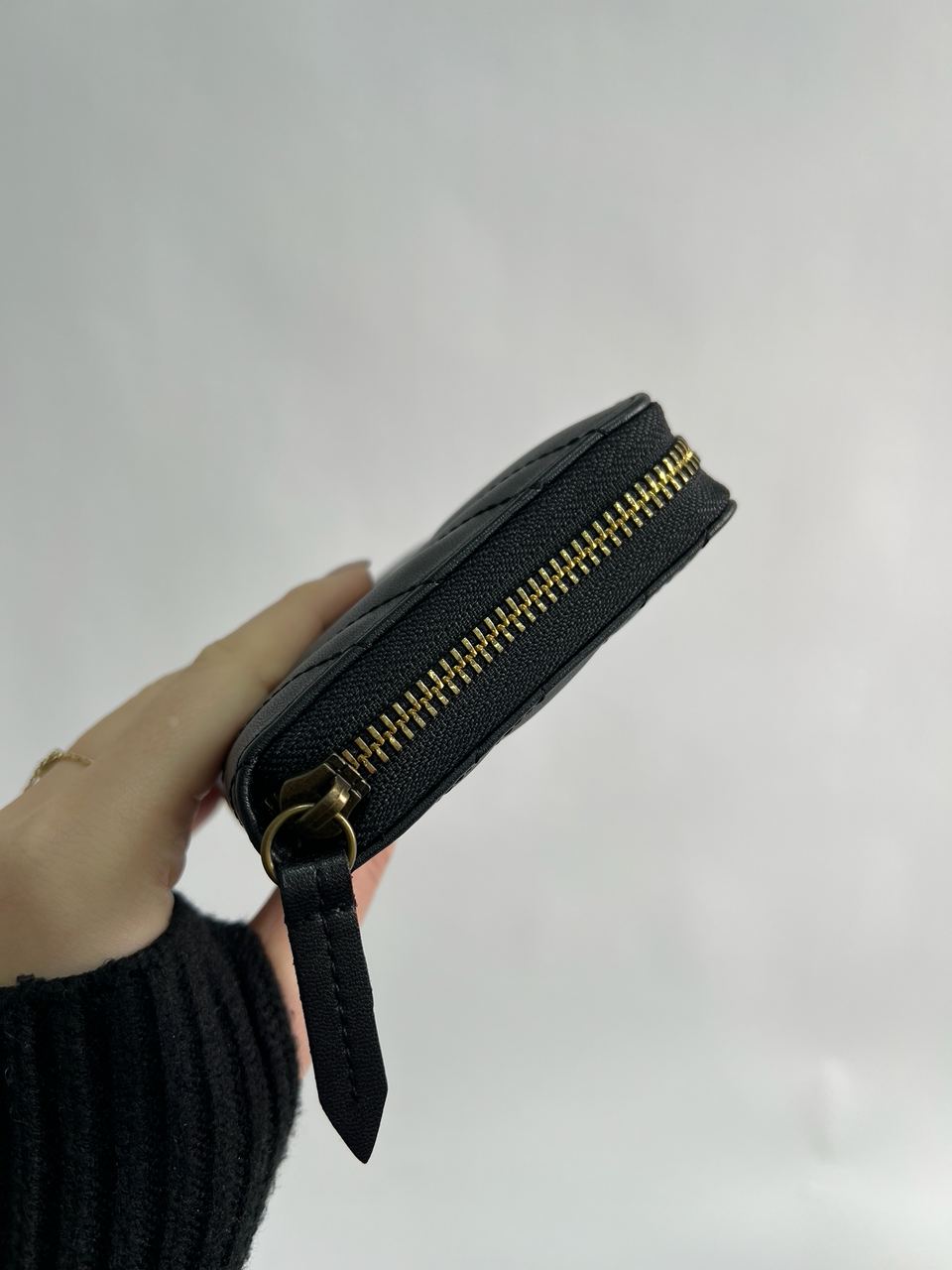 Gucci GG Marmont Zip-Around Long Wallet Black Matelasse - 11