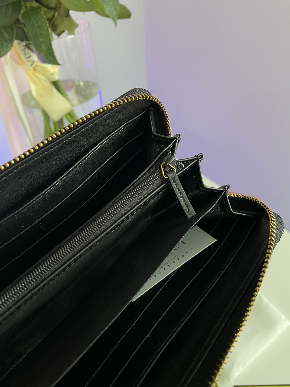 Gucci GG Marmont Zip-Around Long Wallet Black Matelasse - 12