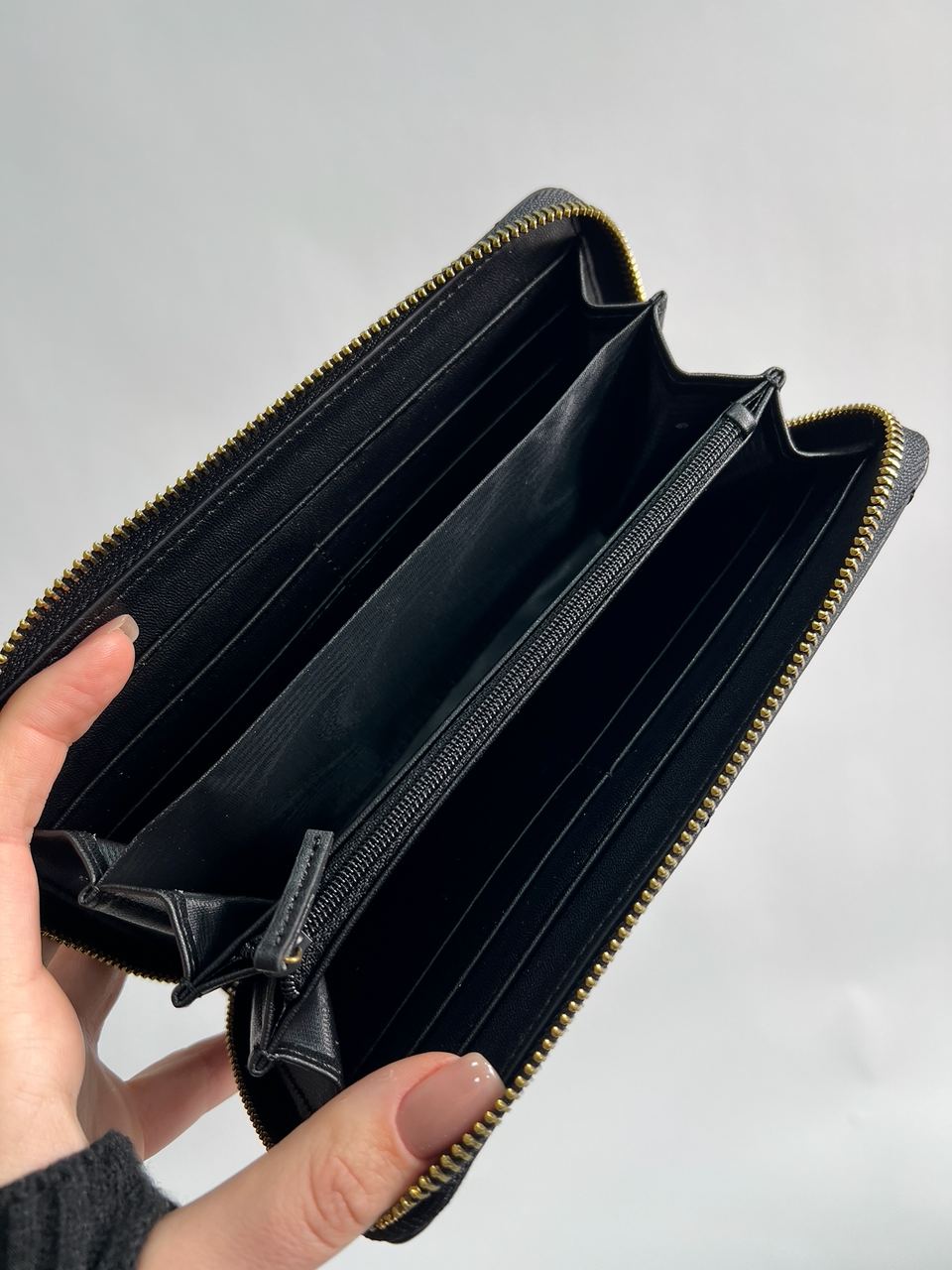 Gucci GG Marmont Zip-Around Long Wallet Black Matelasse - 13