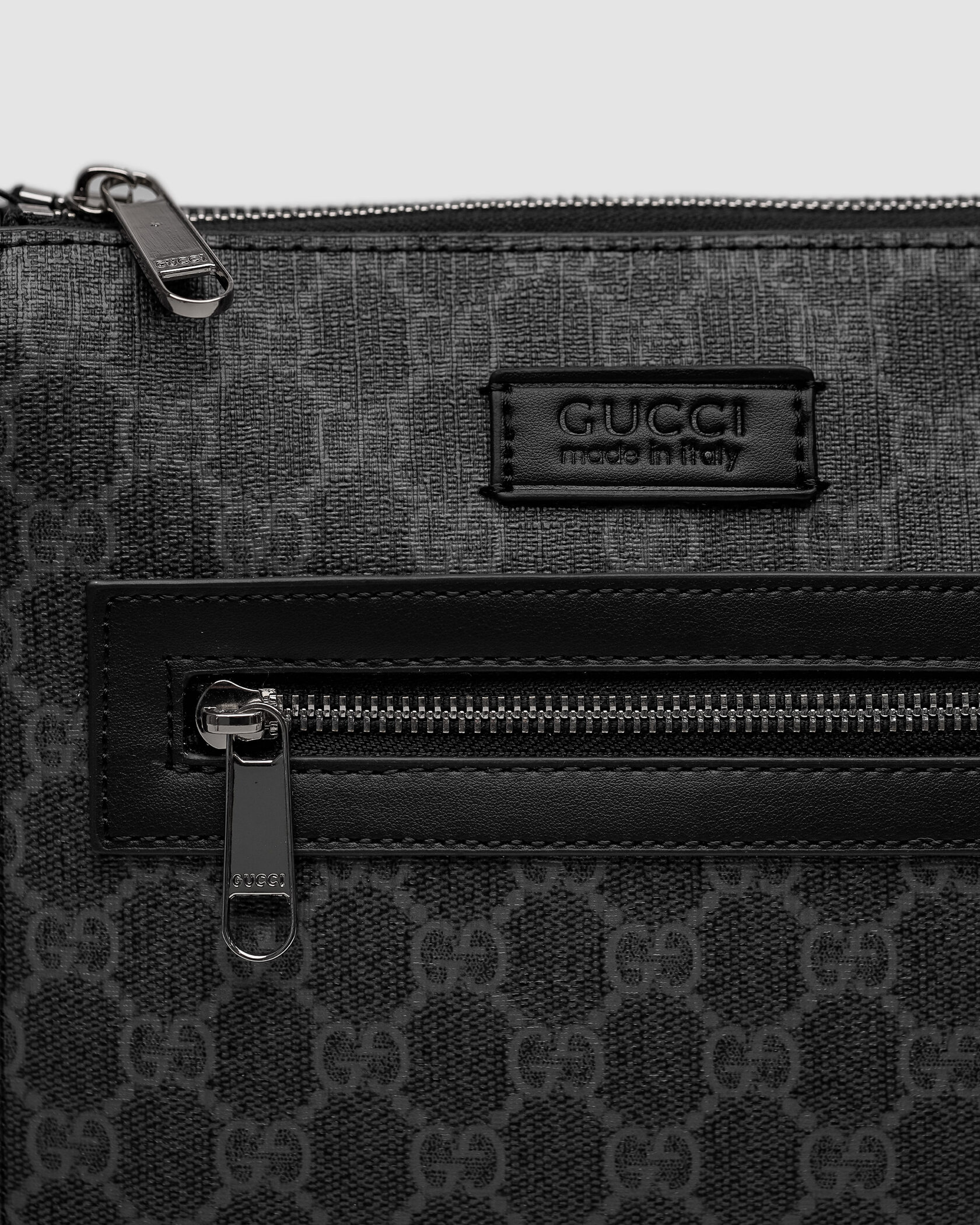 Gucci GG Supreme Shoulder Bag Grey - 7