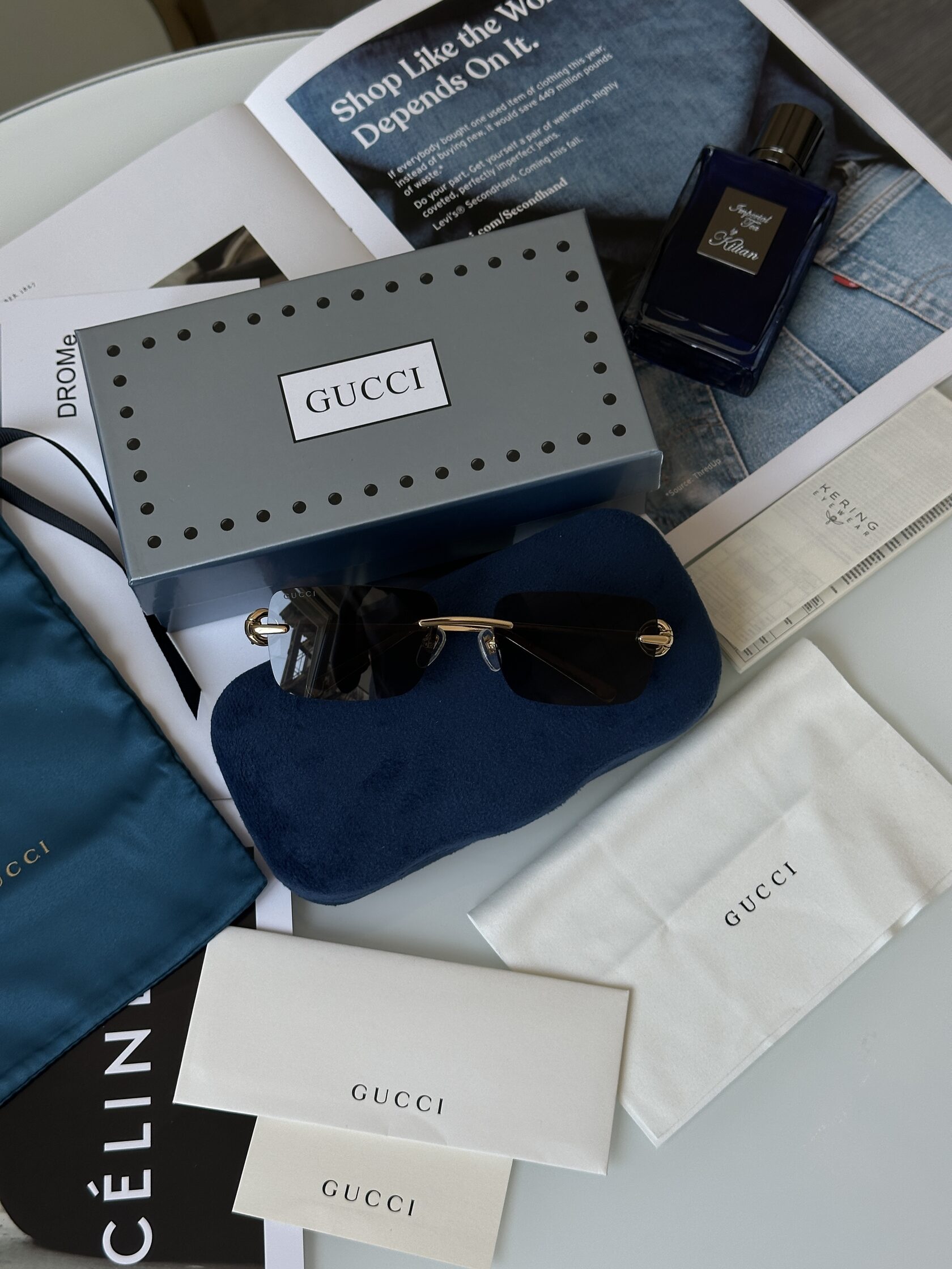 Gucci GG1703S 002 Black/Gold - 3