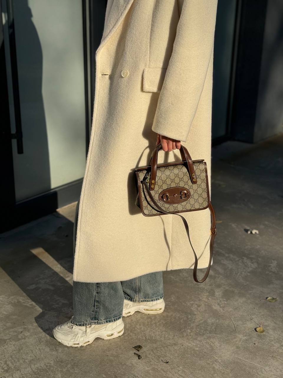 Gucci Horsebit 1955 GG Mini Top Handle Bag in Brown - 3