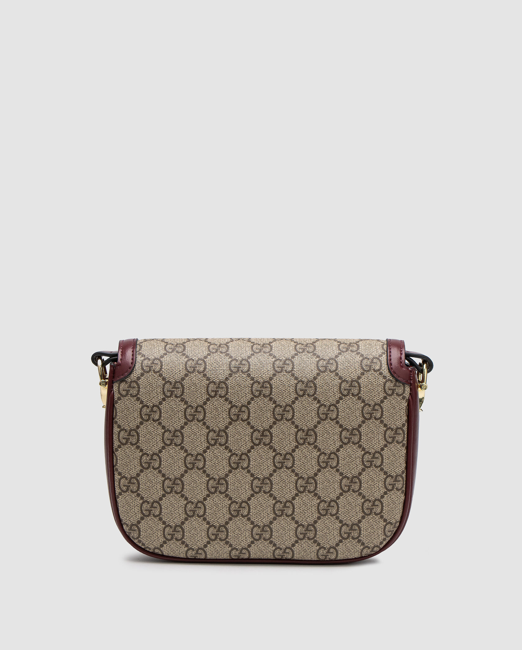 Gucci Horsebit 1955 Mini Bag Beige/Burgundy - 5
