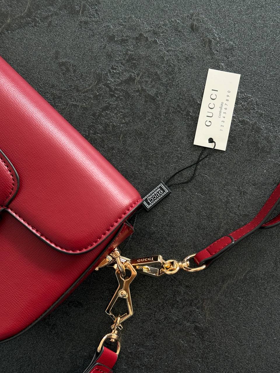 Gucci Horsebit 1955 Mini Bag Red Soft - 10