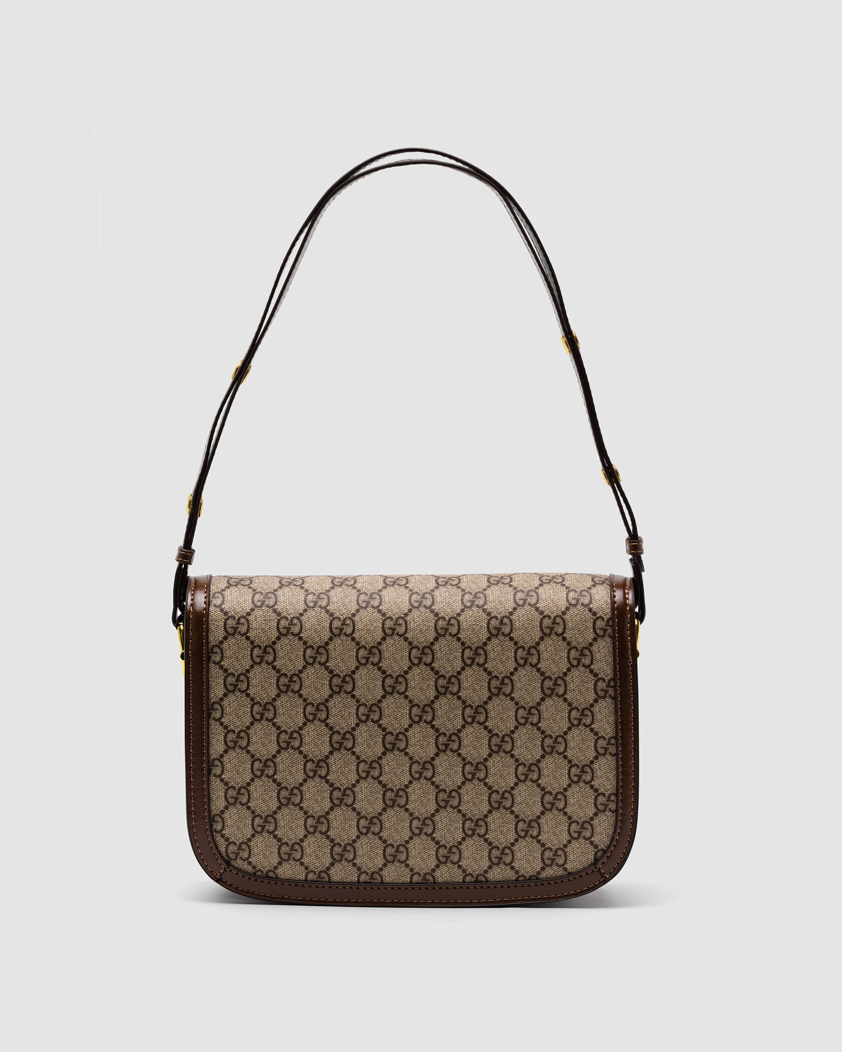 Gucci Horsebit 1955 Shoulder Bag Grey/Brown - 5