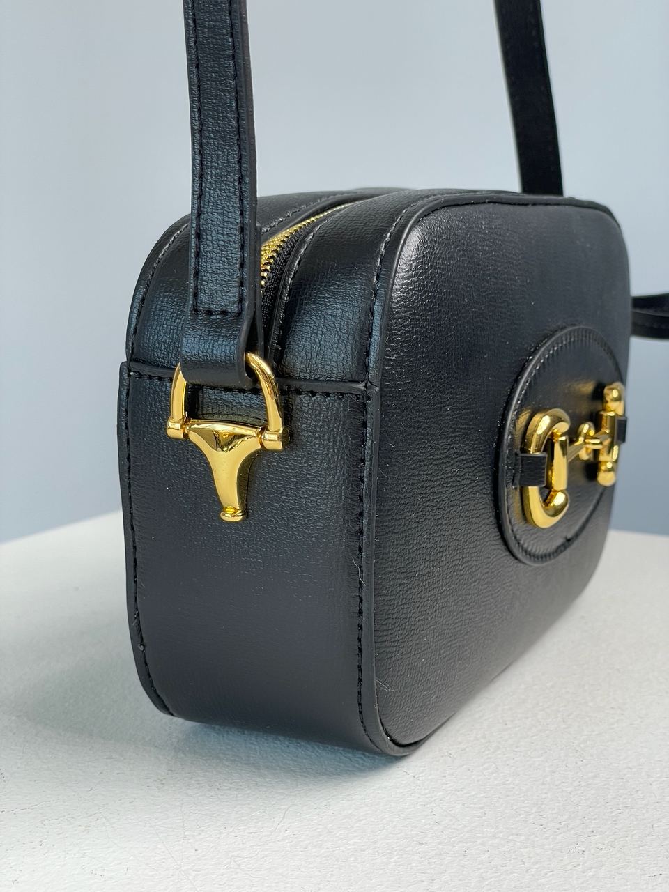 Gucci Horsebit 1955 Small Shoulder Bag Black - 12