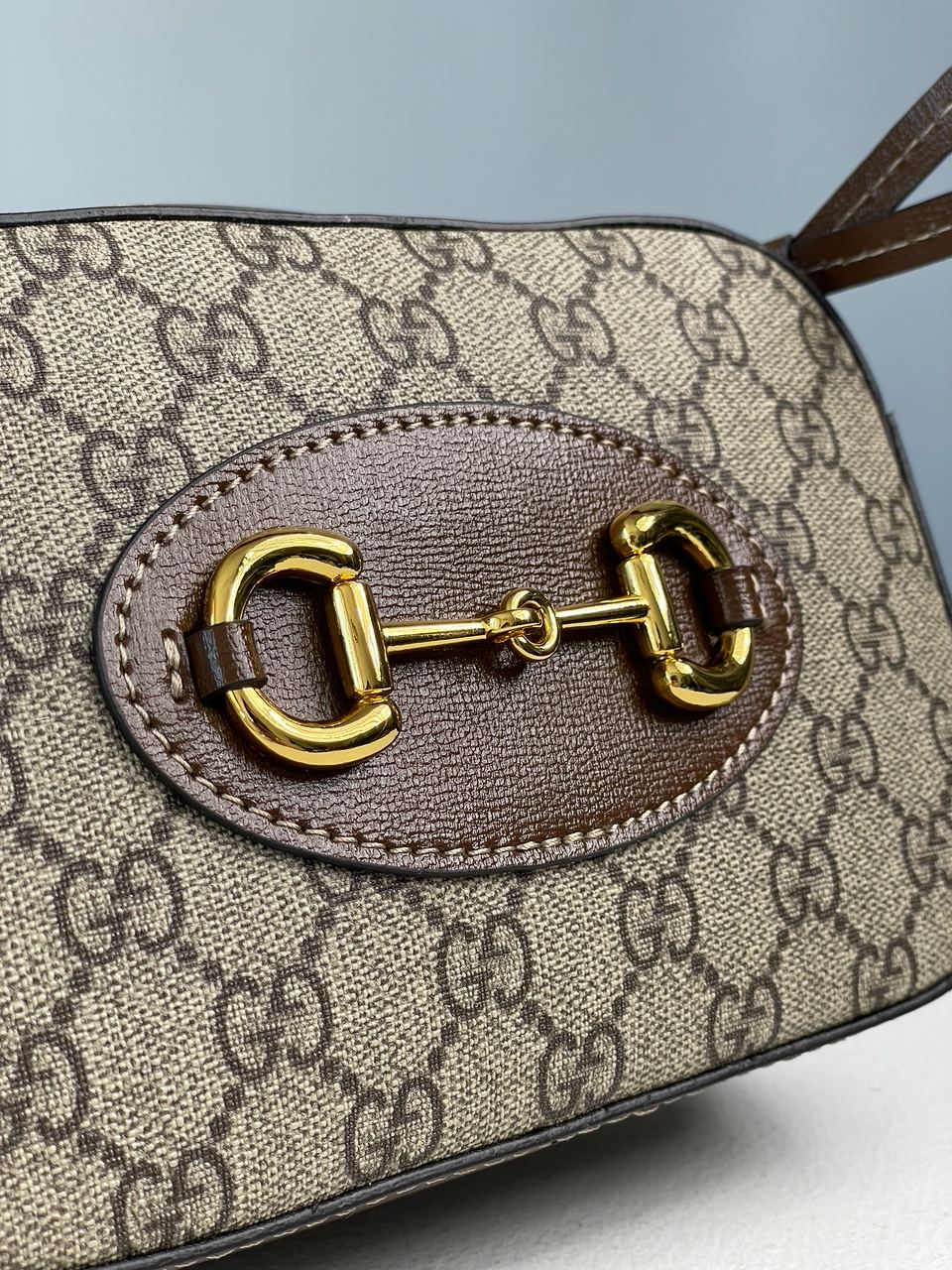 Gucci Horsebit 1955 Small Shoulder Bag Brown - 11