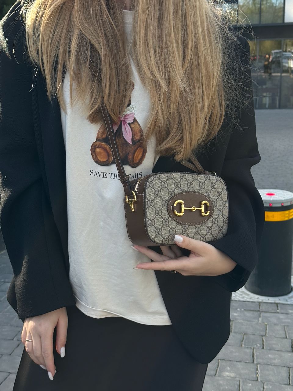 Gucci Horsebit 1955 Small Shoulder Bag Brown - 6