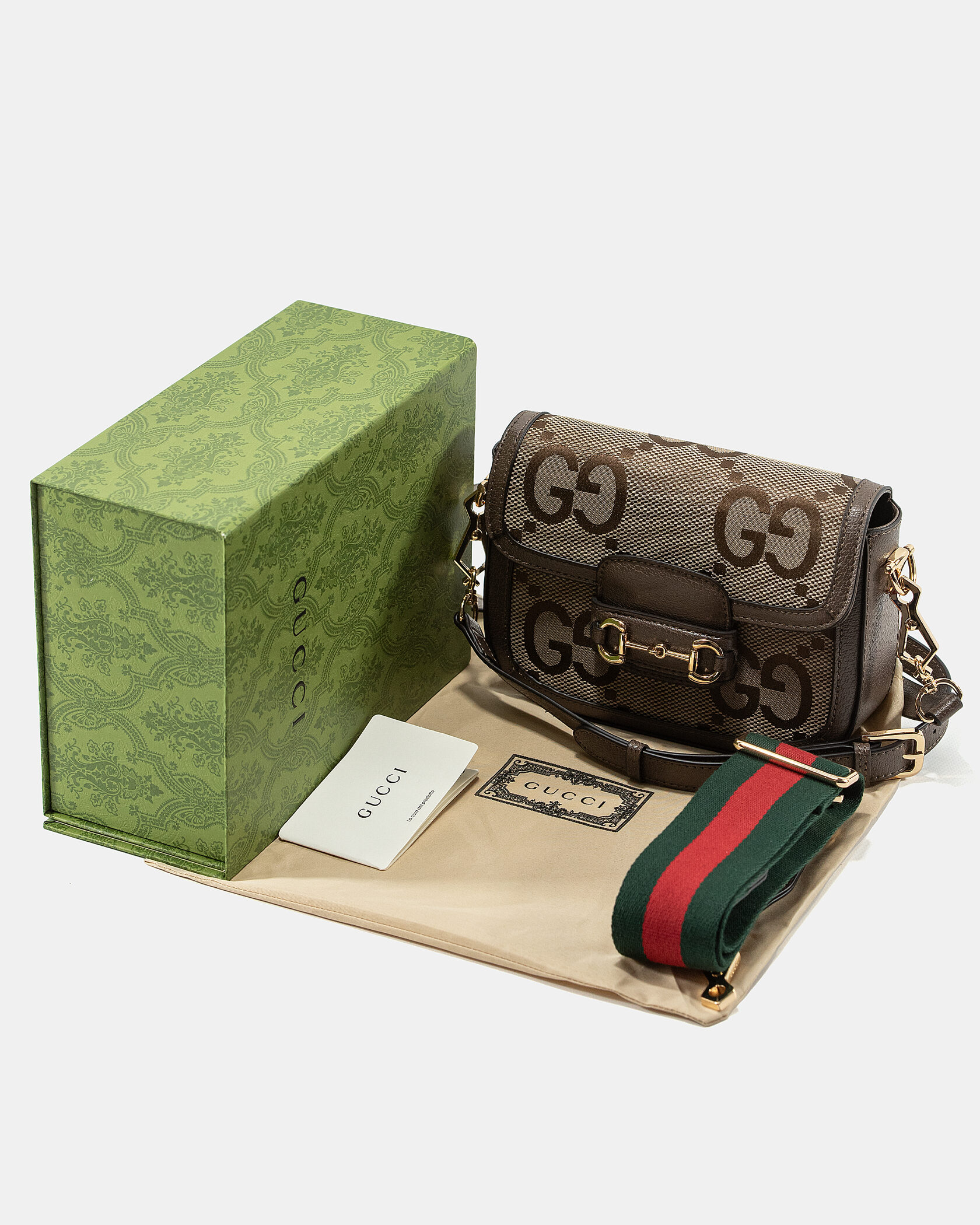 Gucci Horsebit 1955 Textile Mini Bag - 2