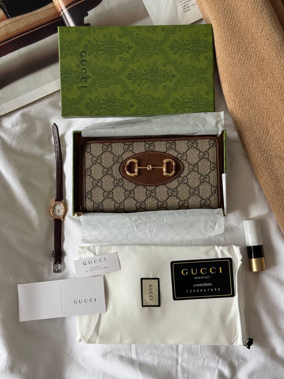 Gucci Horsebit 1955 Zip Around Wallet - 2
