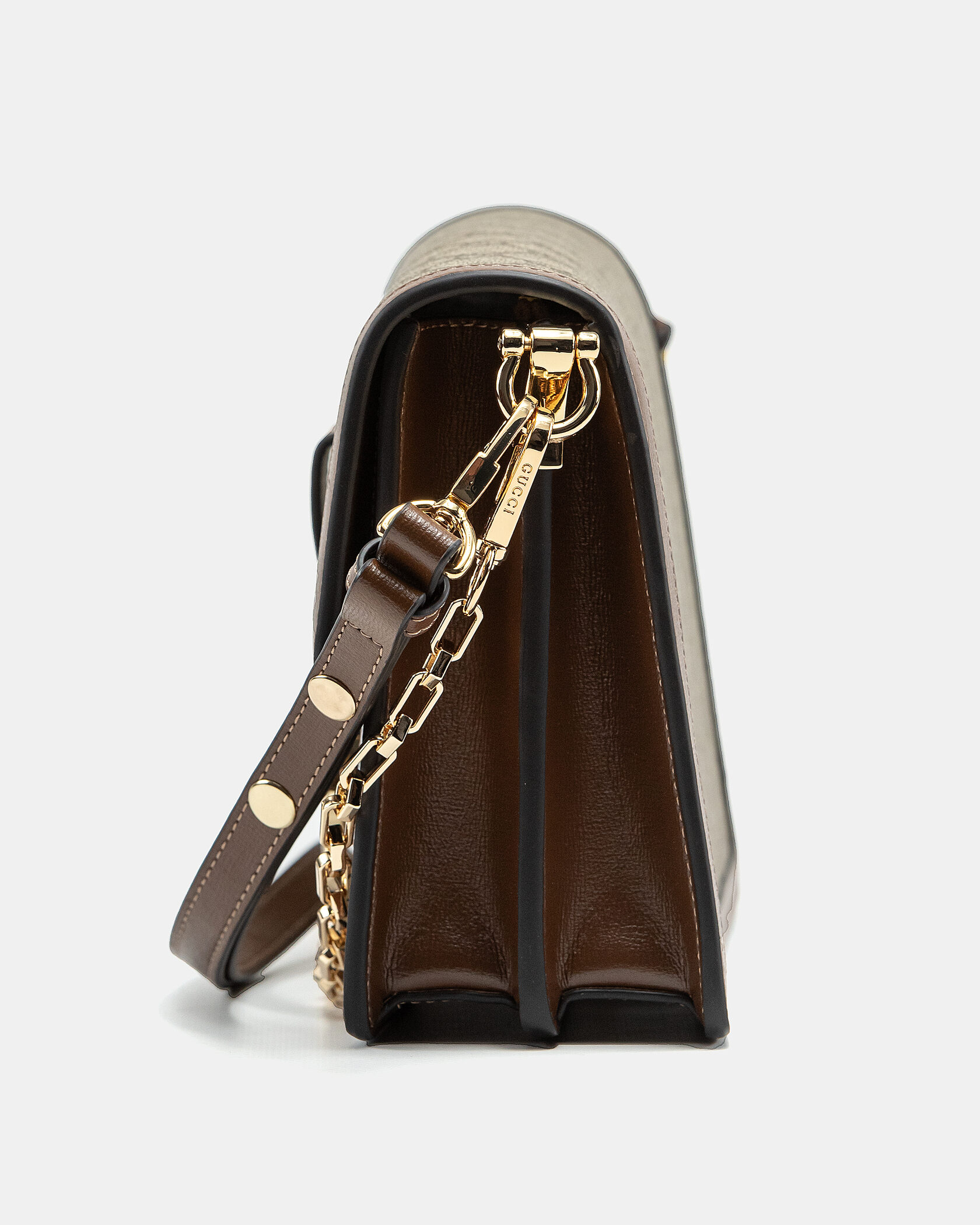 Gucci Interlocking GG Small Shoulder Bag in GG Supreme Canvas Beige/Brown - 9