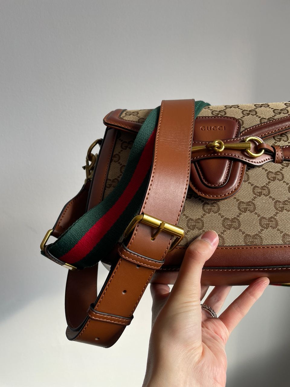 Gucci Lady Web GG Canvas Shoulder Bag - 12