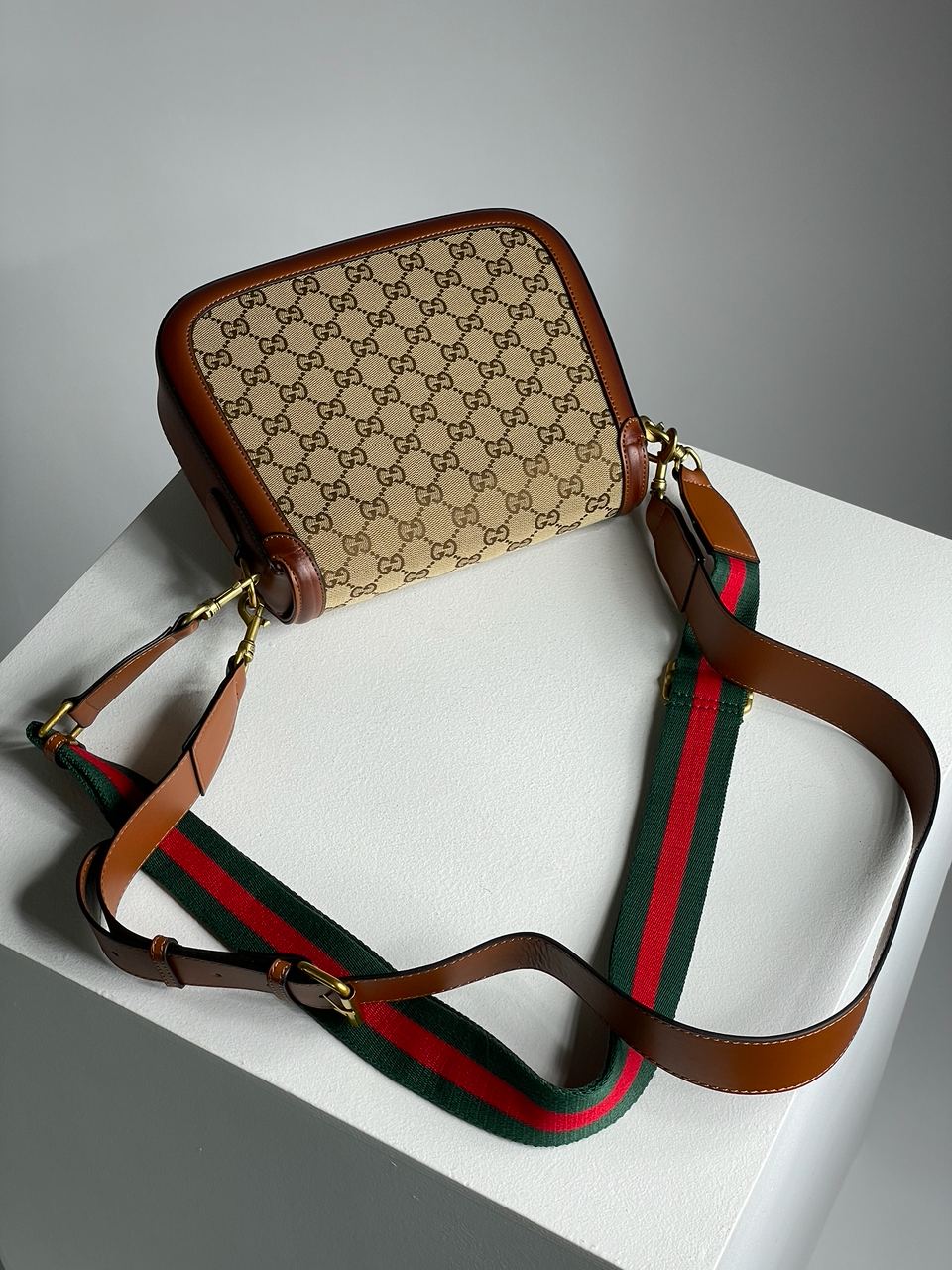 Gucci Lady Web GG Canvas Shoulder Bag - 14