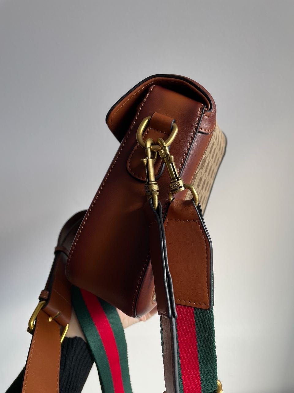 Gucci Lady Web GG Canvas Shoulder Bag - 18