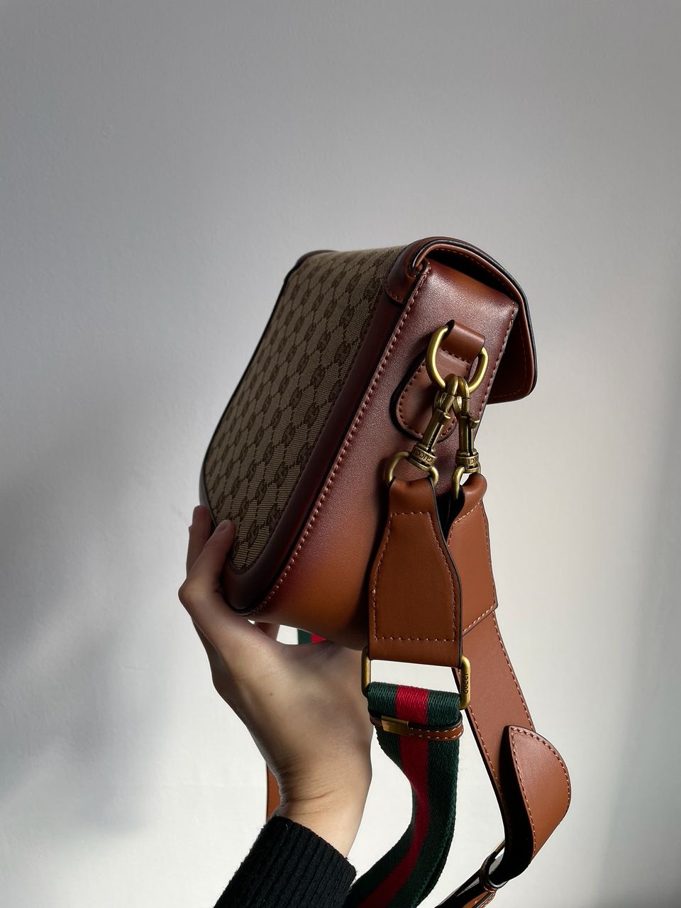 Gucci Lady Web GG Canvas Shoulder Bag - 19