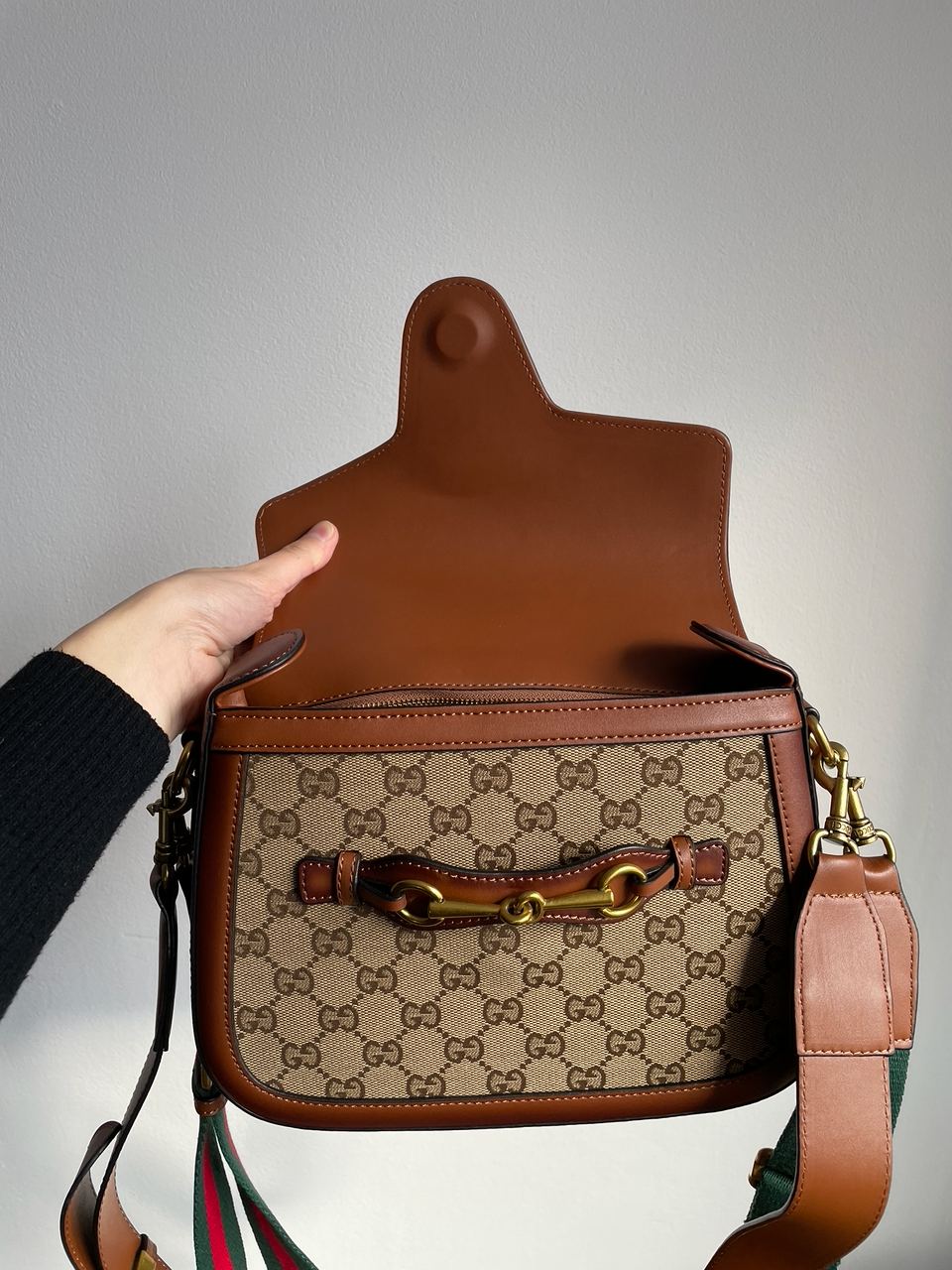 Gucci Lady Web GG Canvas Shoulder Bag - 23