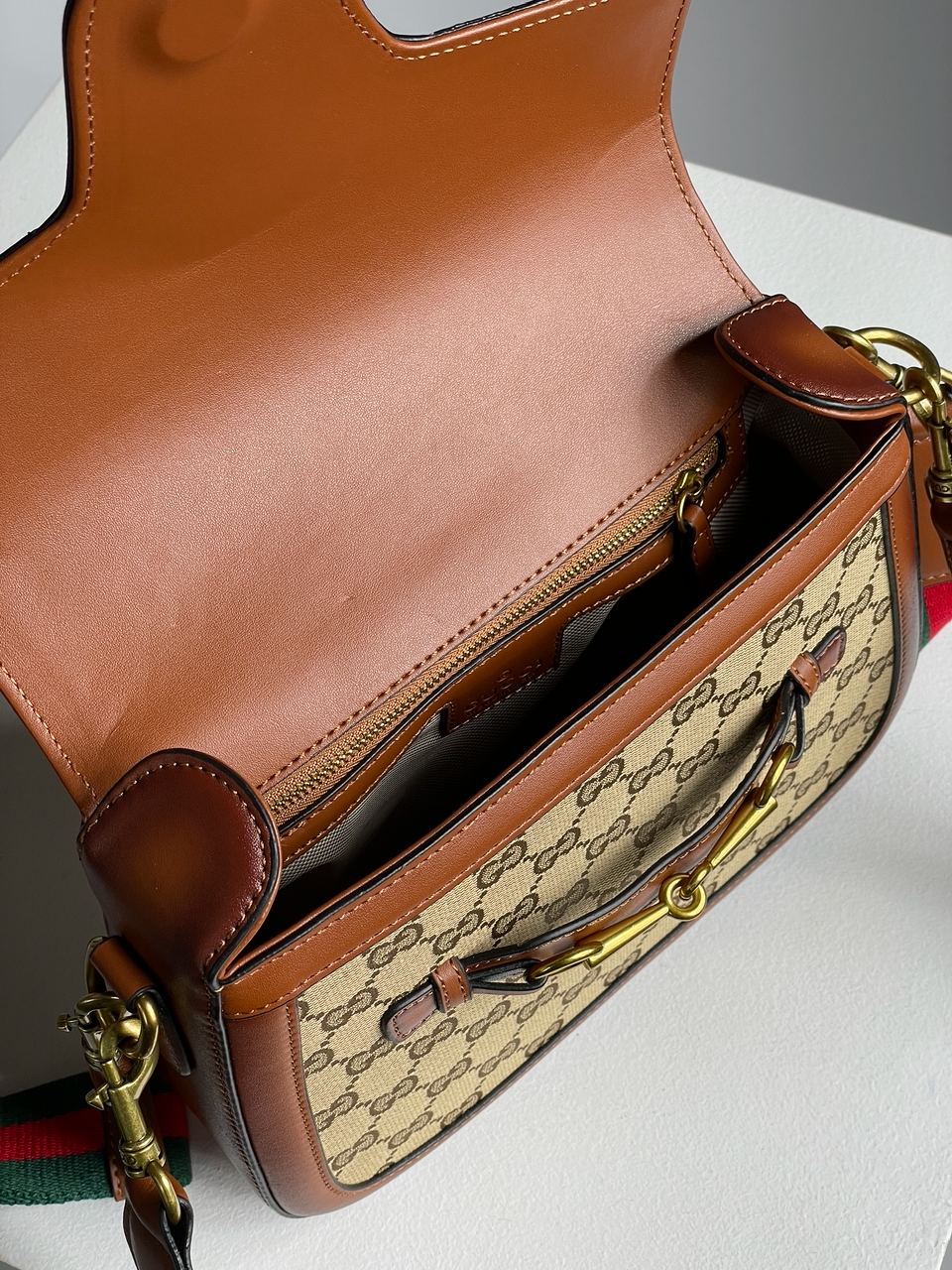 Gucci Lady Web GG Canvas Shoulder Bag - 25