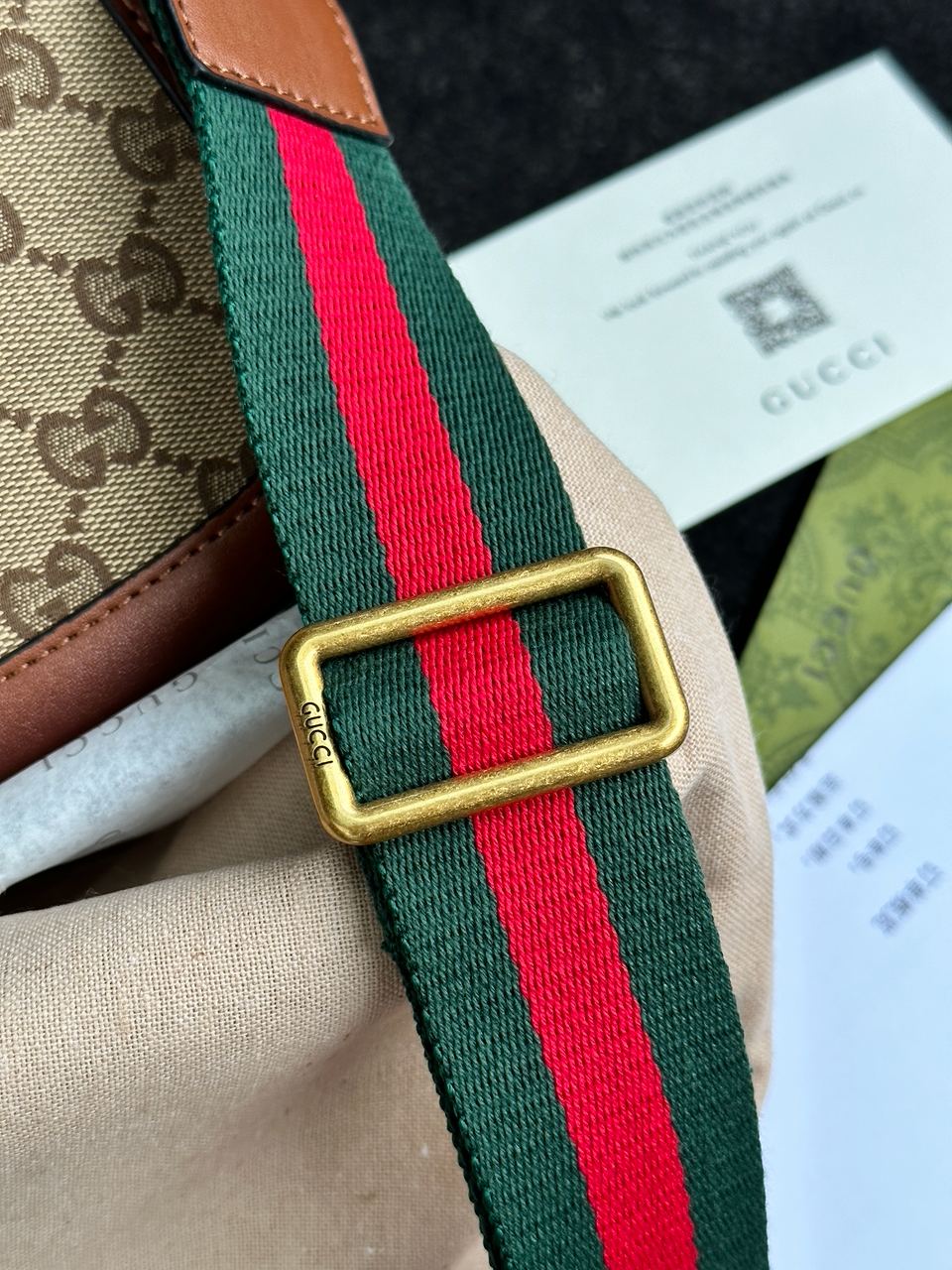 Gucci Lady Web GG Canvas Shoulder Bag - 30